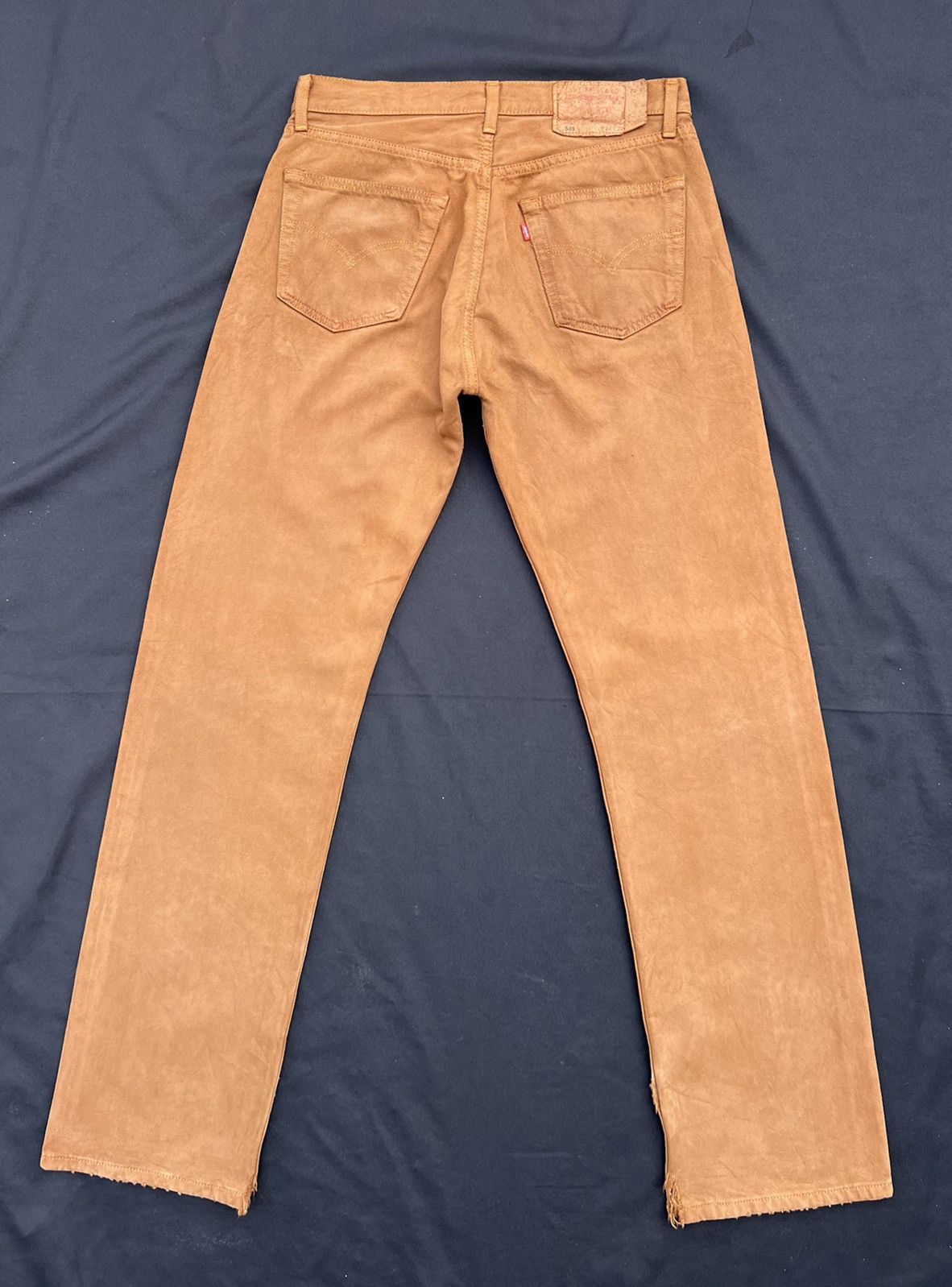 Levi's Vintage 1999 Levi’s 501 Fade Wax Brown Denim Jeans Size US 32 / EU 48 - 5 Thumbnail