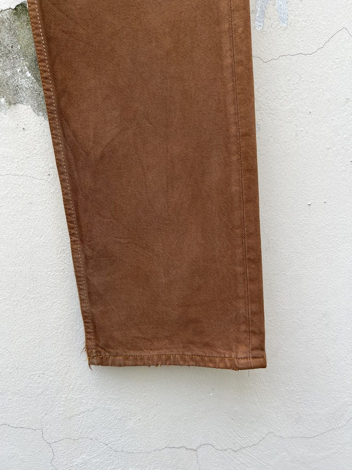 Levi's Vintage 1999 Levi’s 501 Fade Wax Brown Denim Jeans Size US 32 / EU 48 - 13 Thumbnail