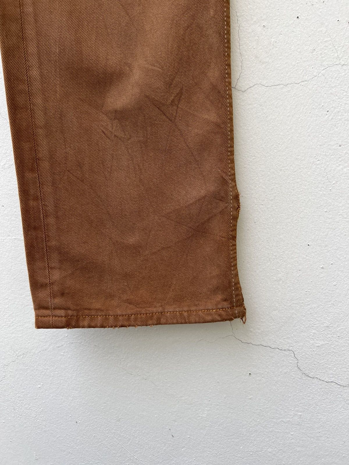 Levi's Vintage 1999 Levi’s 501 Fade Wax Brown Denim Jeans Size US 32 / EU 48 - 10 Thumbnail