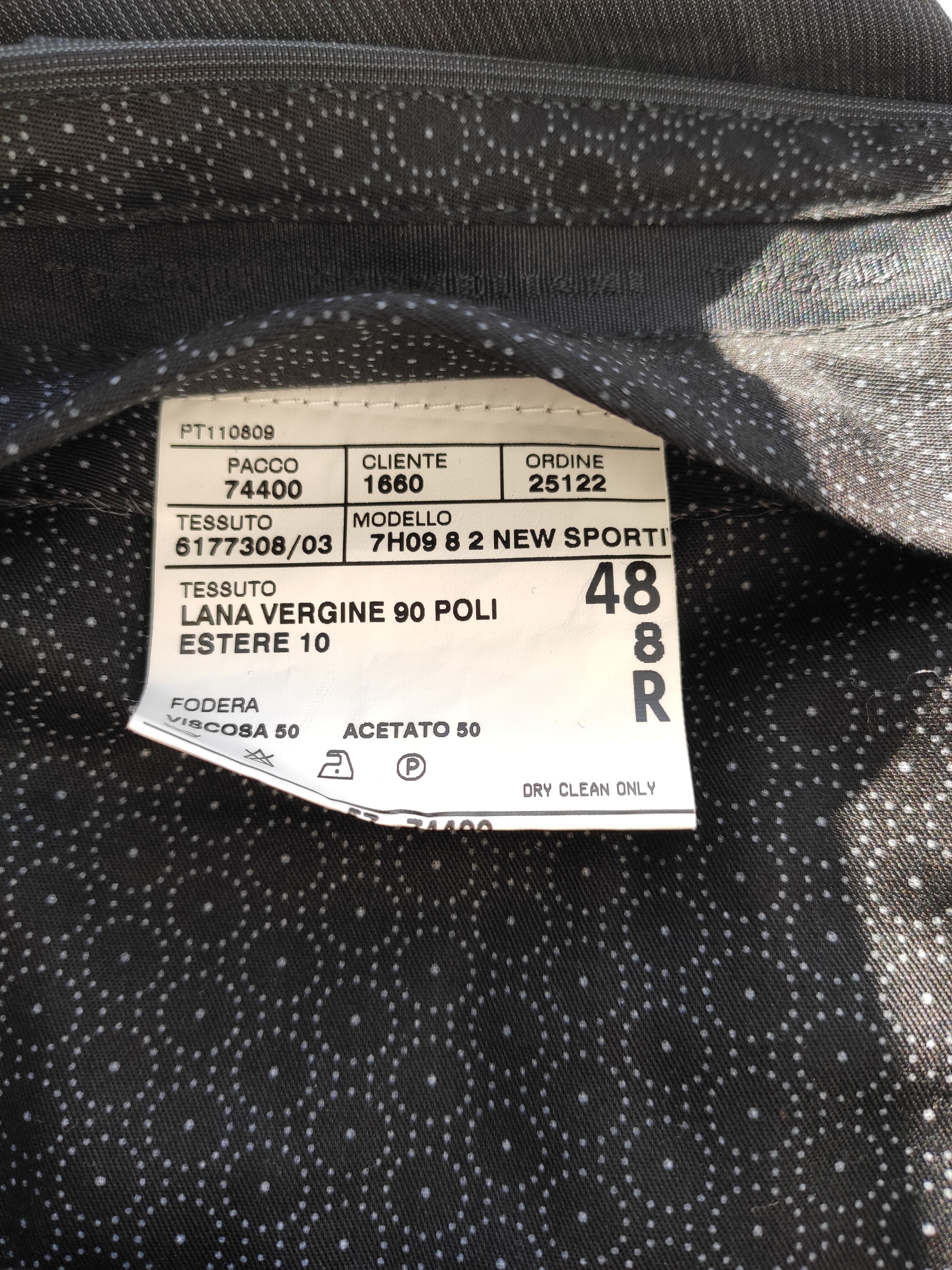 Corneliani NEW SPORTIVE suit.Like Prada or Saint Laurent suits Size 38R - 5 Thumbnail