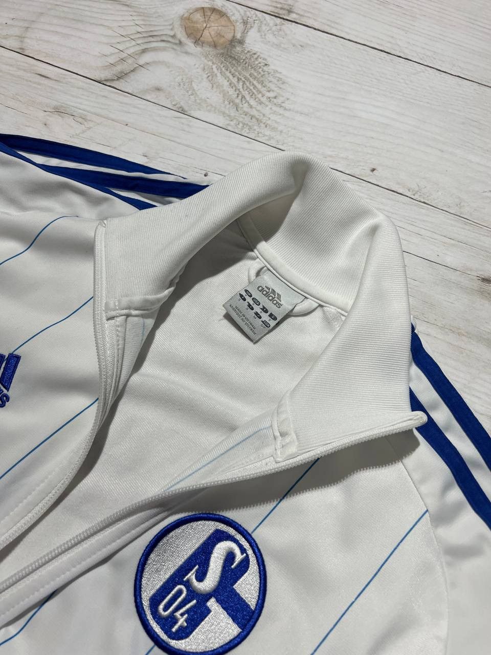 Adidas Adidas Schalke 04 2011 2013 Training Track Jacket Soccer Size US S / EU 44-46 / 1 - 4 Thumbnail