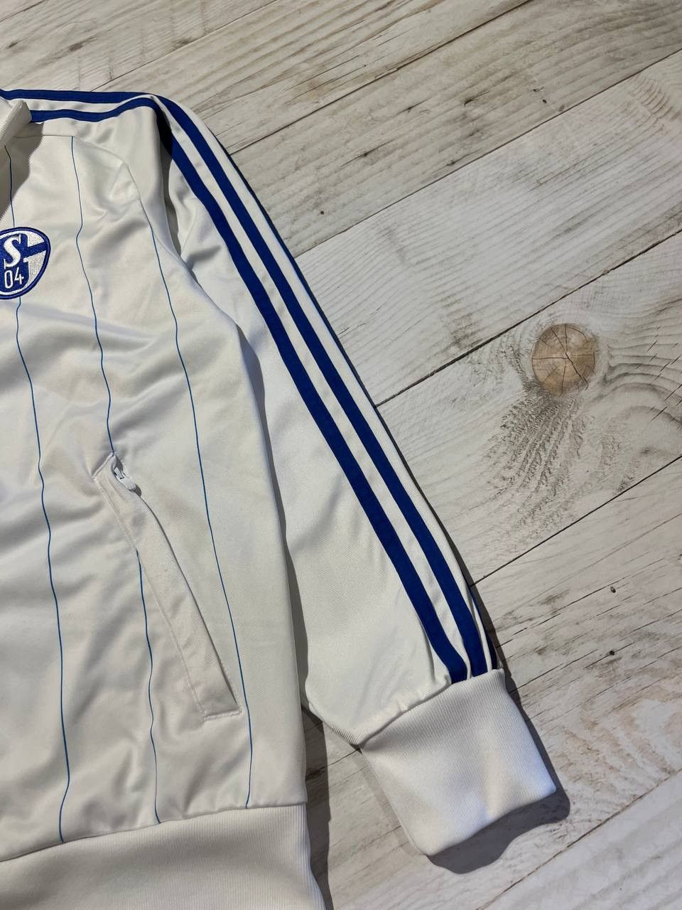 Adidas Adidas Schalke 04 2011 2013 Training Track Jacket Soccer Size US S / EU 44-46 / 1 - 7 Thumbnail