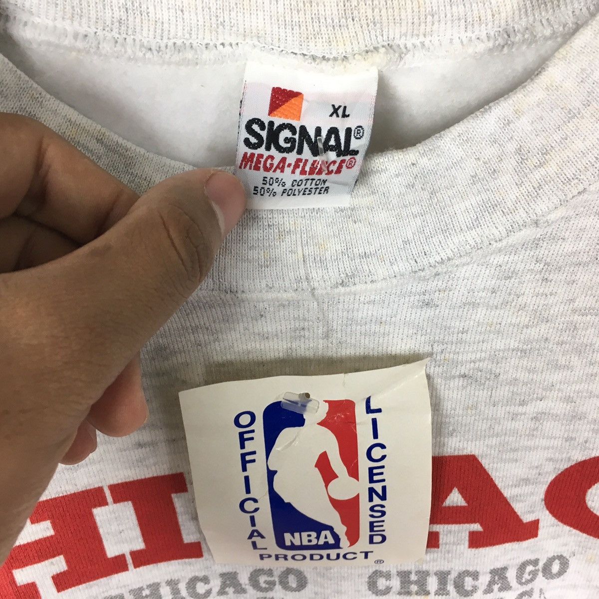 Vintage N.W.T Vintage 90s CHICAGO BULLS NBA Jordan Usa Basketball Size US XL / EU 56 / 4 - 4 Thumbnail