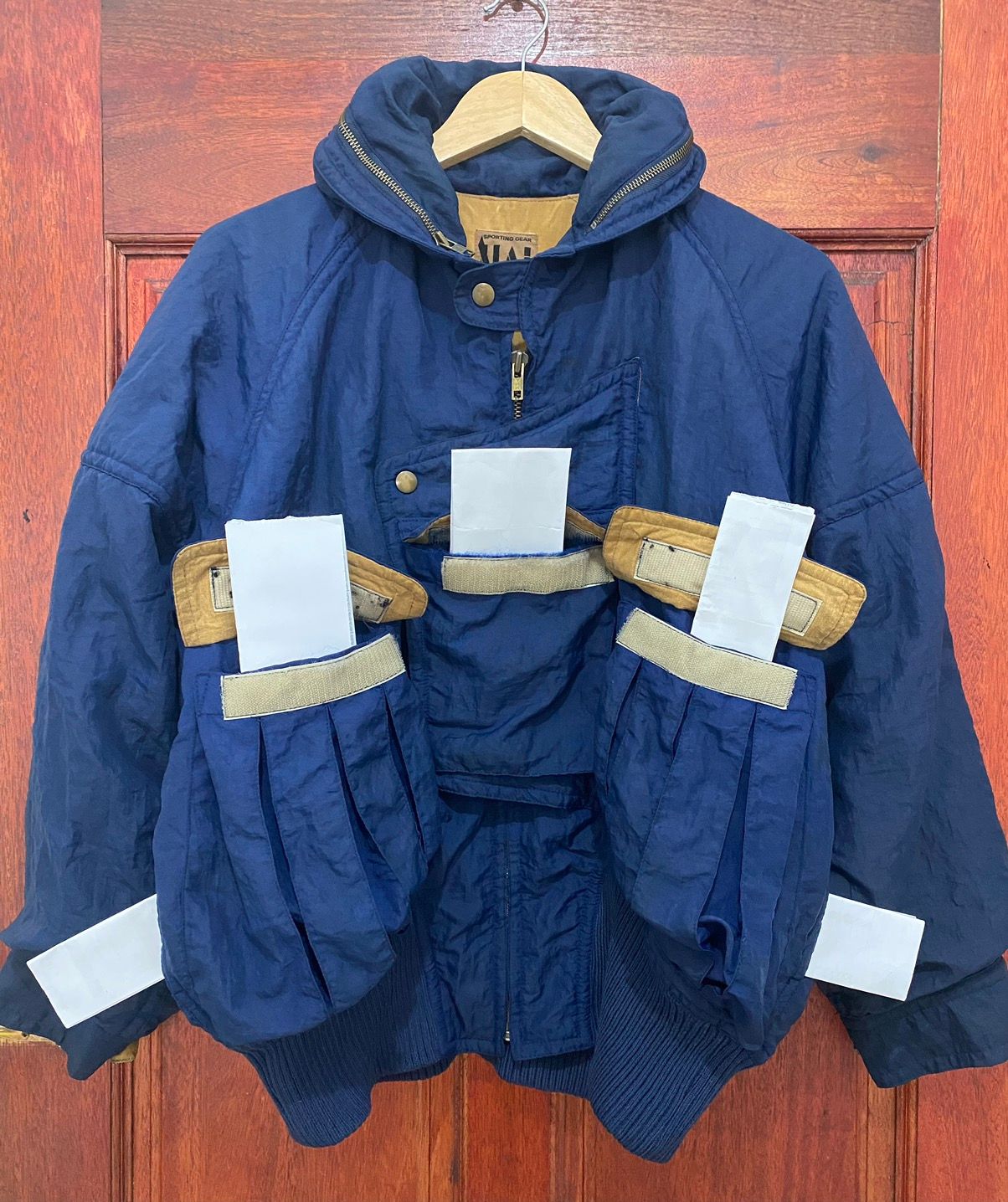 Pre-owned Issey Miyake Archive Vintage 80's Hai Sporting Gear Anorak Jacket In Blue Navy