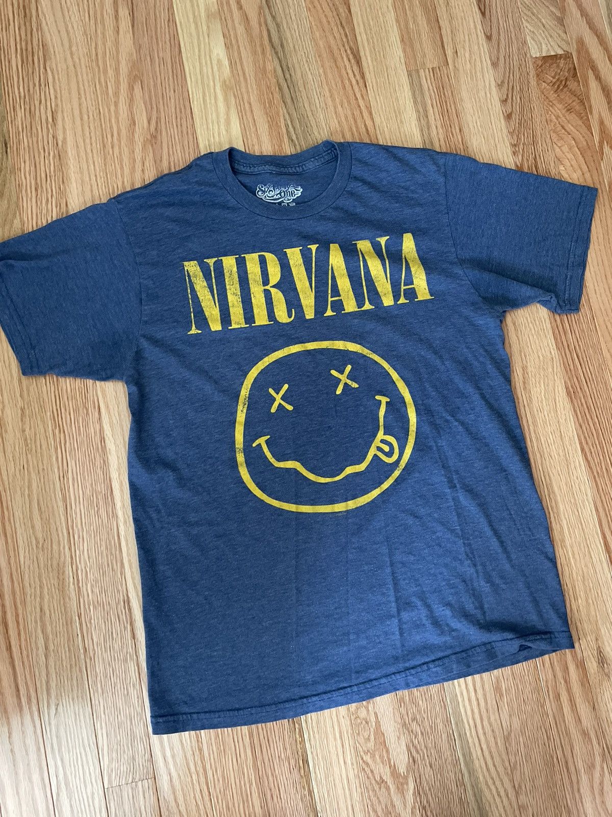 vintage-iconic-dead-smiley-face-nirvana-band-tshirt-medium-grailed