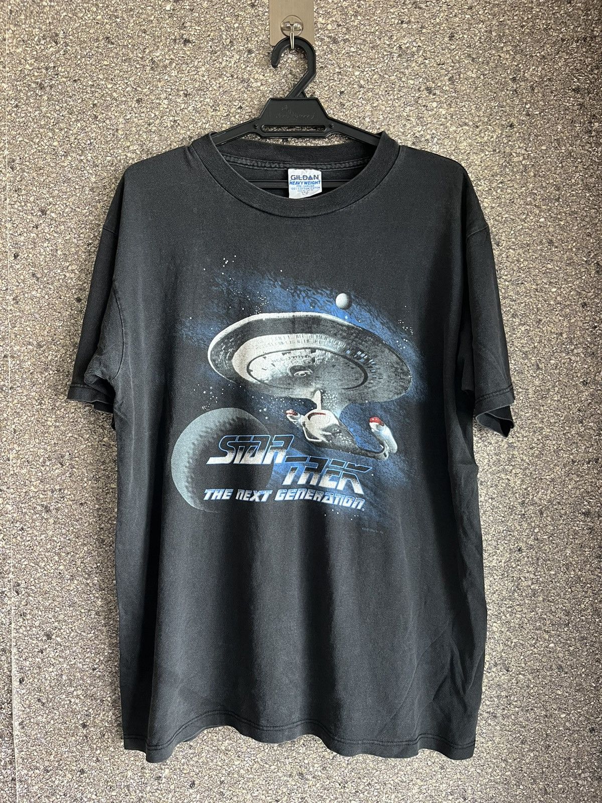 image of Vintage Star Trek Ft22 in Black, Men's (Size Large)