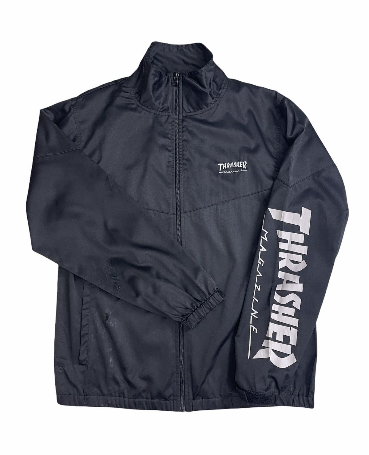 Thrasher THRASHER SKATEBOARD MAGAZINE DISTRESSED JACKET Size US M / EU 48-50 / 2 - 4 Thumbnail