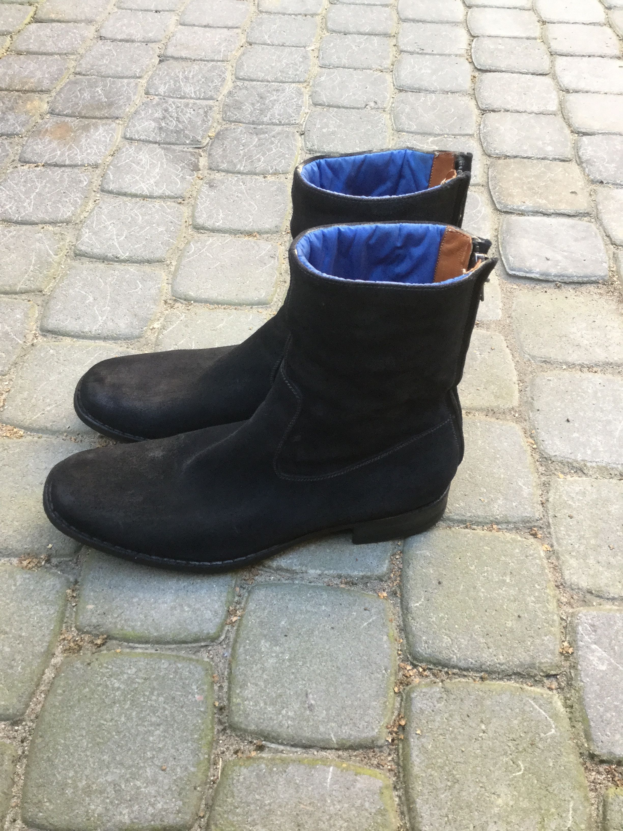 Premiata Black backzips.Like GUIDI or Paul Harnden boots Size US 8.5 / EU 41-42 - 1 Thumbnail