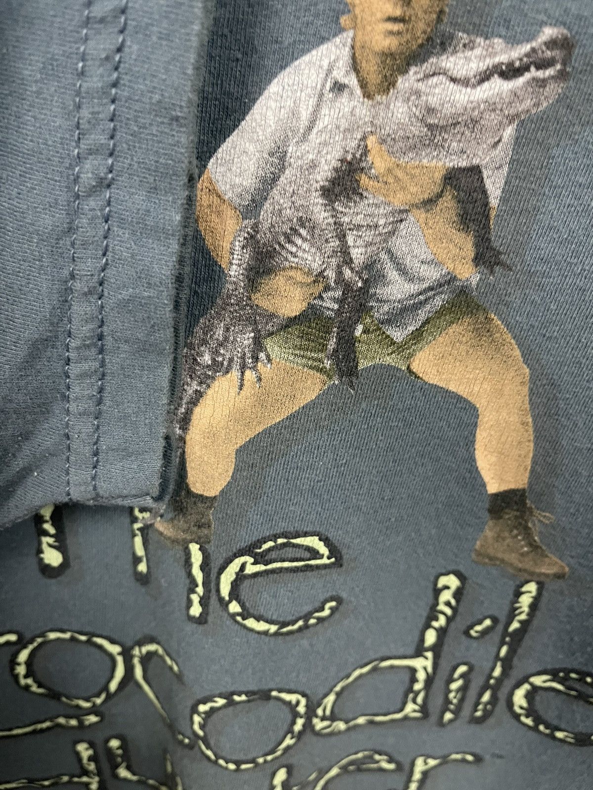 Giant Vintage 1999 The Crocodile Hunter T Shirt Size US XL / EU 56 / 4 - 6 Thumbnail