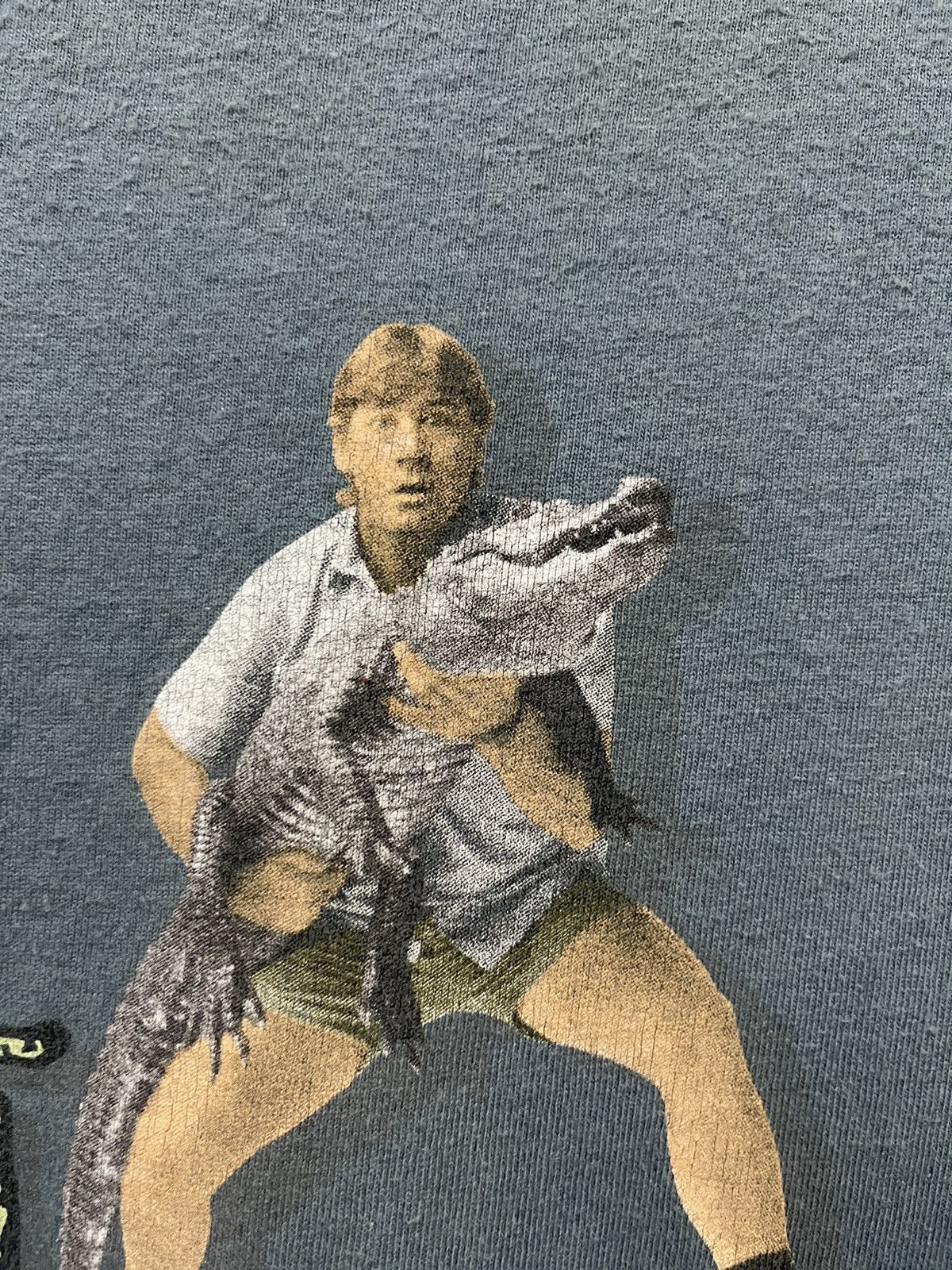 Giant Vintage 1999 The Crocodile Hunter T Shirt Size US XL / EU 56 / 4 - 4 Thumbnail