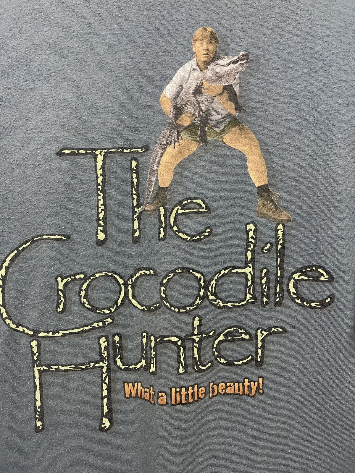 Giant Vintage 1999 The Crocodile Hunter T Shirt Size US XL / EU 56 / 4 - 1 Thumbnail