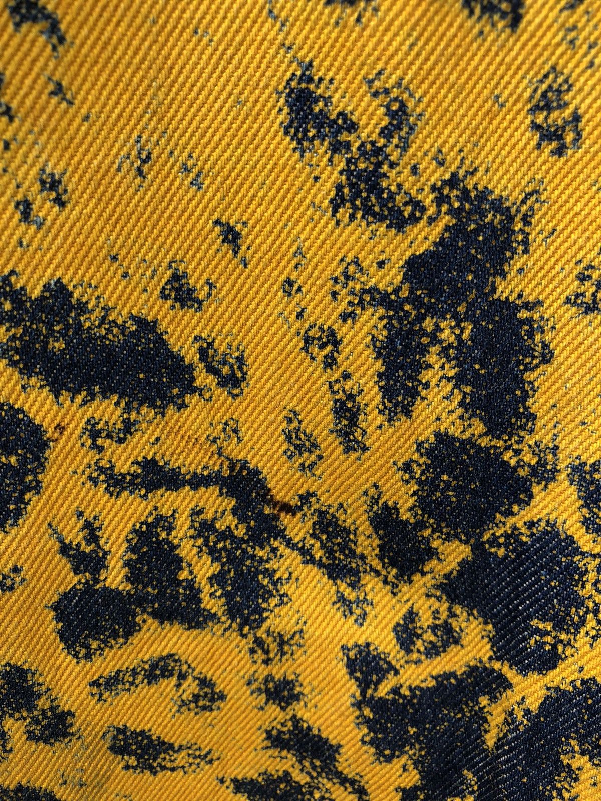 Shellac Vintage Glamdy Japan Abstract Denim Cropped Jeans Size US 31 - 12 Thumbnail