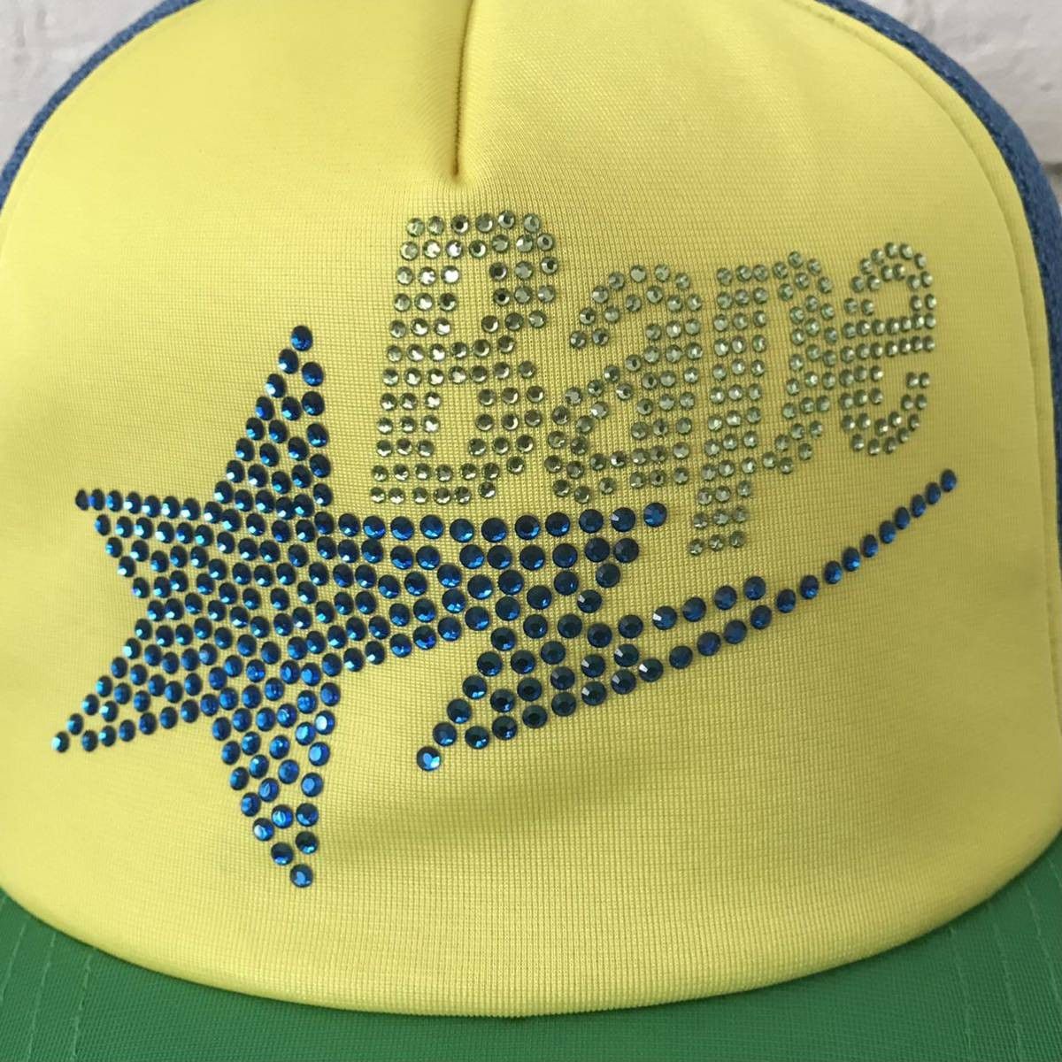 Bape × Swarovski Swarovski BAPE STAR logo trucker hat cap BAPE STA ape Size ONE SIZE - 2 Thumbnail