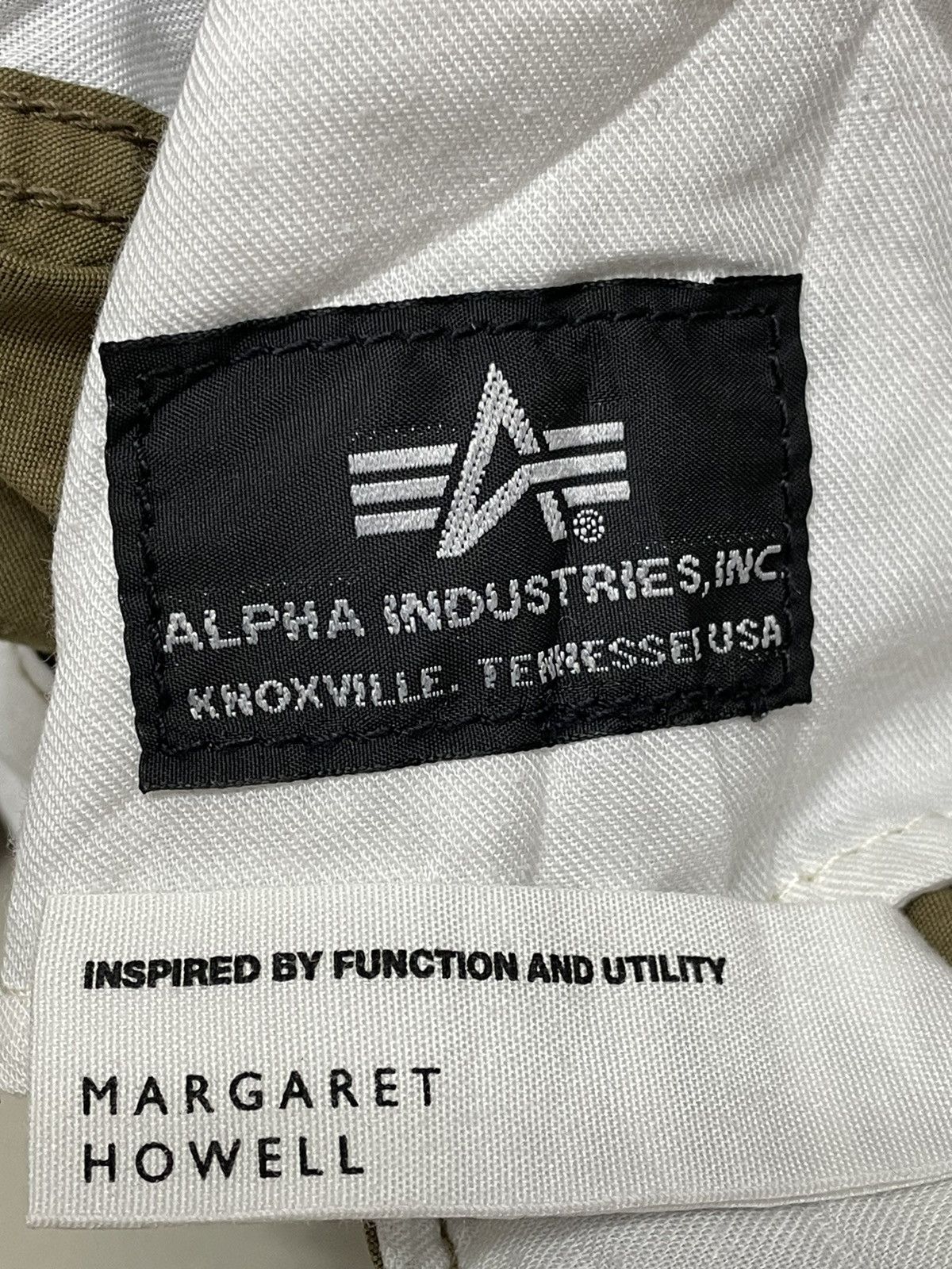 Alpha Industries × Designer × Margaret Howell MHL x ALPHA INDUSTRIES Nylon~Cotton Trousers Pants Size US 30 / EU 46 - 2 Thumbnail