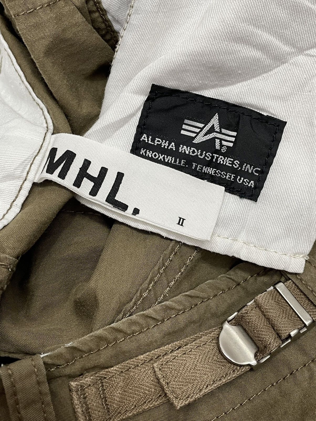 Alpha Industries × Designer × Margaret Howell MHL x ALPHA INDUSTRIES Nylon~Cotton Trousers Pants Size US 30 / EU 46 - 3 Thumbnail