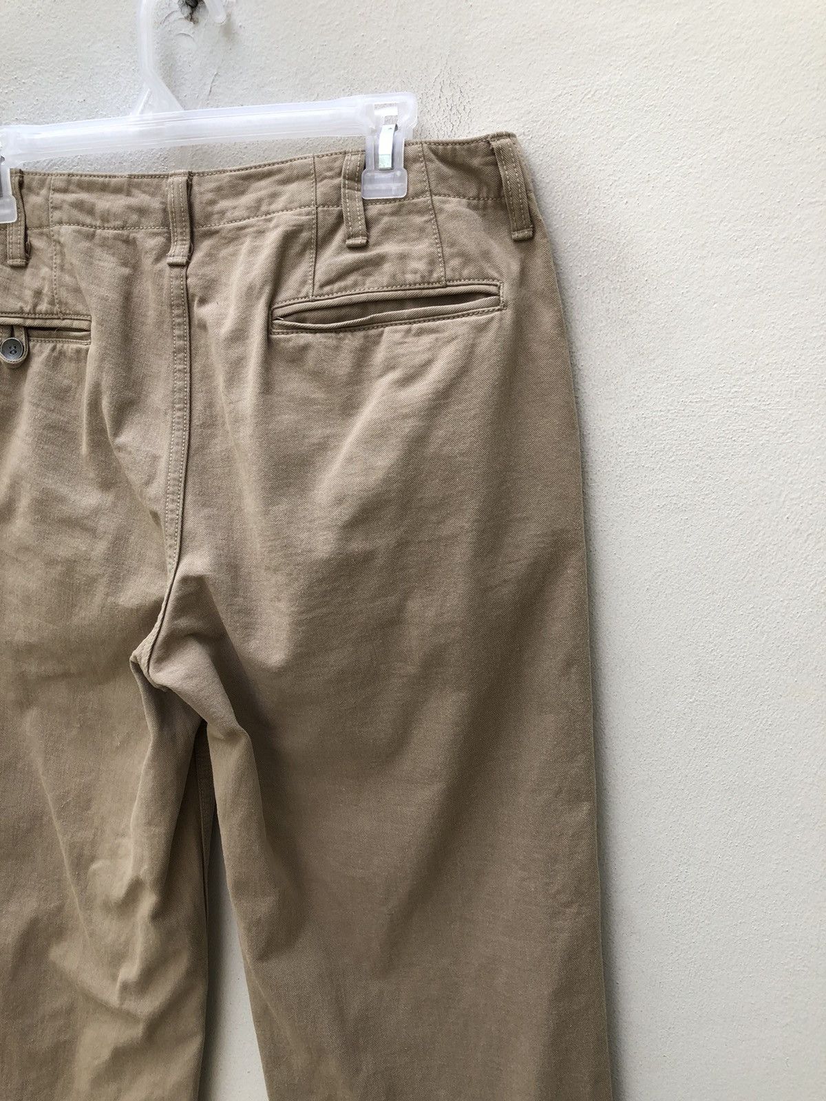Maison MIHARA YASUHIRO Miharayasuhiro Japan Cropped Khaki Trouser Pant Size US 32 / EU 48 - 17 Thumbnail