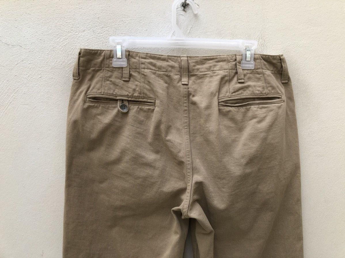 Maison MIHARA YASUHIRO Miharayasuhiro Japan Cropped Khaki Trouser Pant Size US 32 / EU 48 - 15 Thumbnail