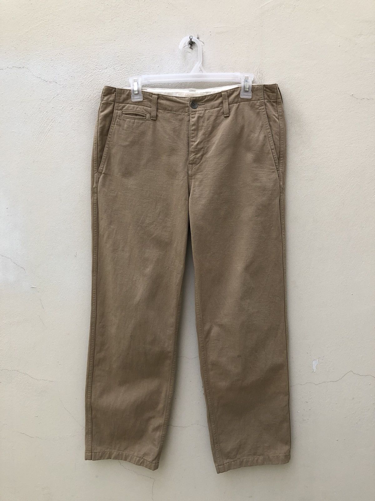 Maison MIHARA YASUHIRO Miharayasuhiro Japan Cropped Khaki Trouser Pant Size US 32 / EU 48 - 6 Thumbnail