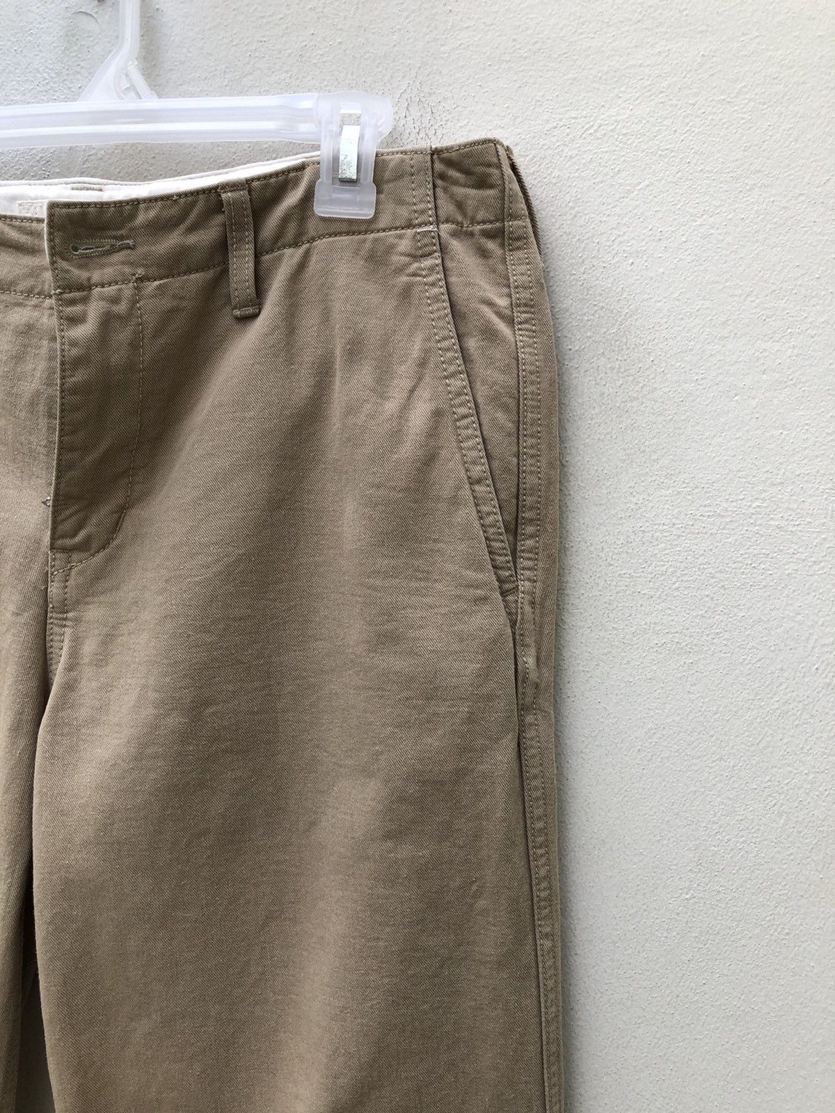 Maison MIHARA YASUHIRO Miharayasuhiro Japan Cropped Khaki Trouser Pant Size US 32 / EU 48 - 13 Thumbnail