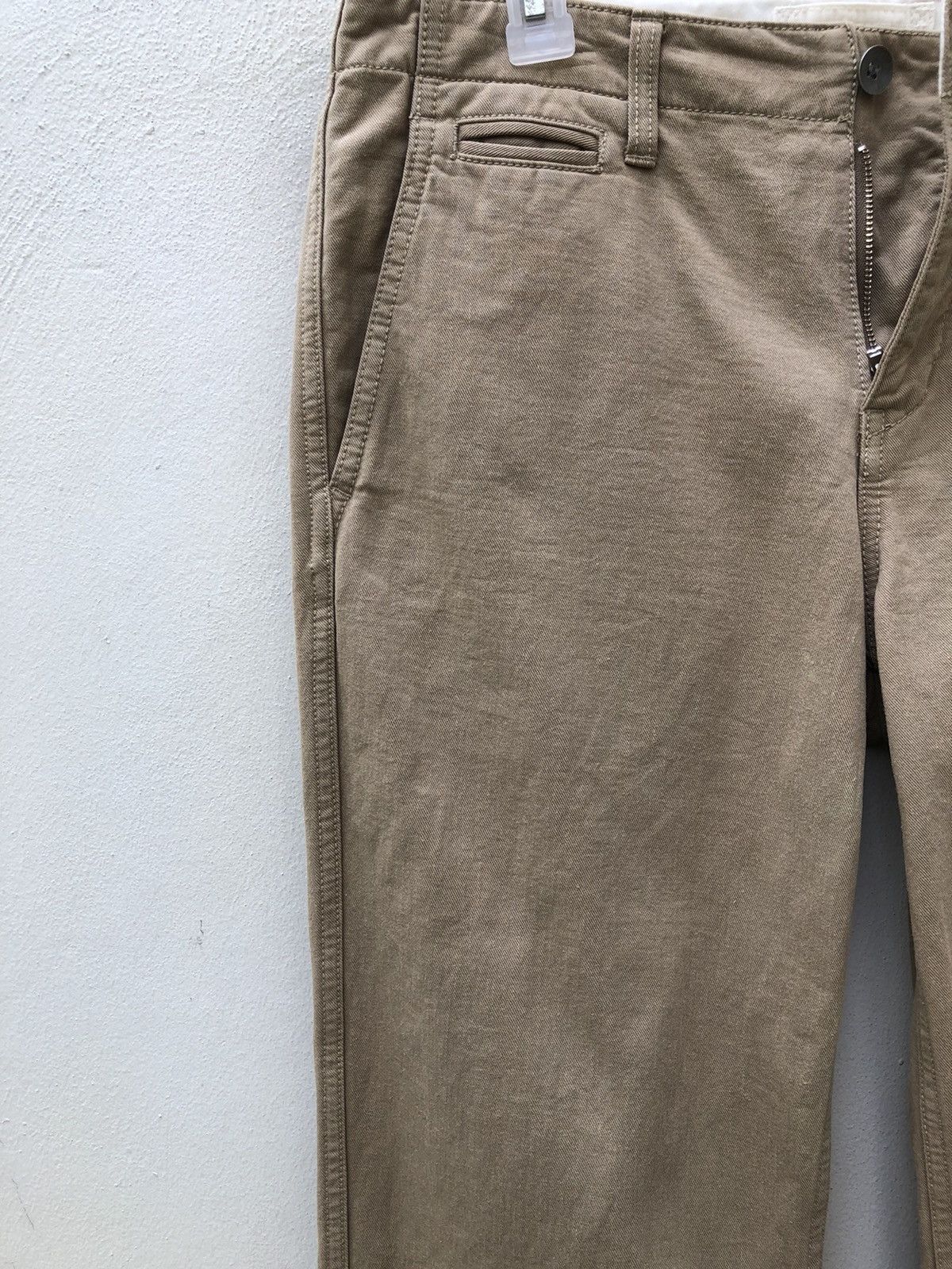 Maison MIHARA YASUHIRO Miharayasuhiro Japan Cropped Khaki Trouser Pant Size US 32 / EU 48 - 11 Thumbnail