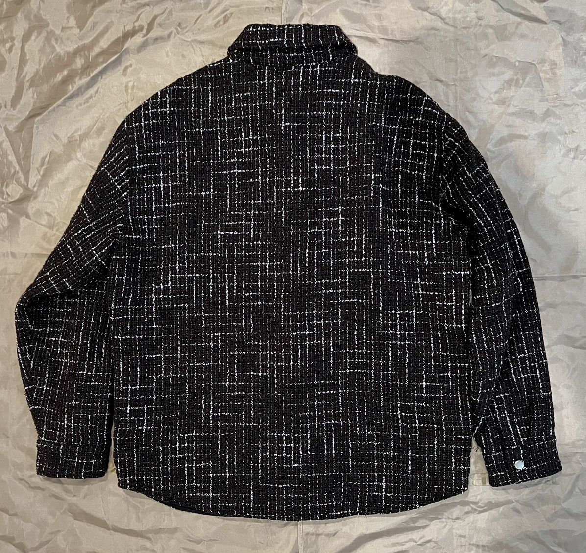 Amiri AMIRI Boucle Padded Overshirt Brown size Xl Size US XL / EU 56 / 4 - 8 Thumbnail