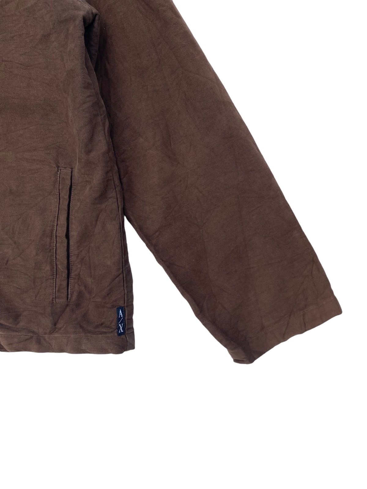 Armani Exchange × Vintage Vtg 90s ARMANI EXCHANGE zip up work jacket Size US M / EU 48-50 / 2 - 2 Thumbnail