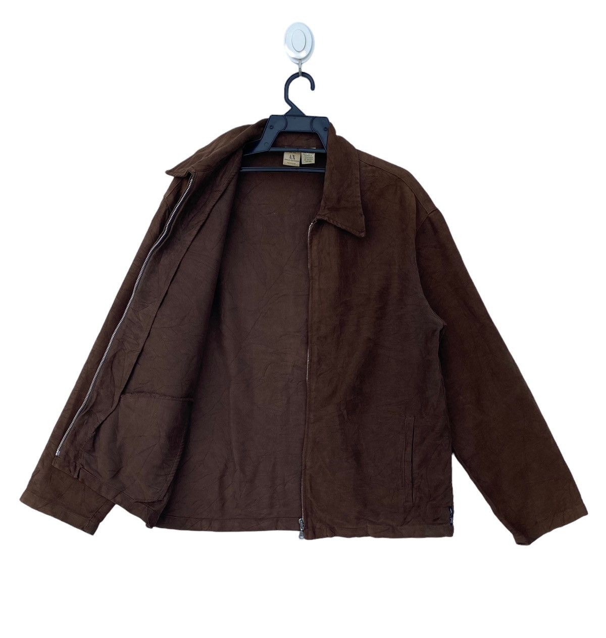Armani Exchange × Vintage Vtg 90s ARMANI EXCHANGE zip up work jacket Size US M / EU 48-50 / 2 - 4 Thumbnail