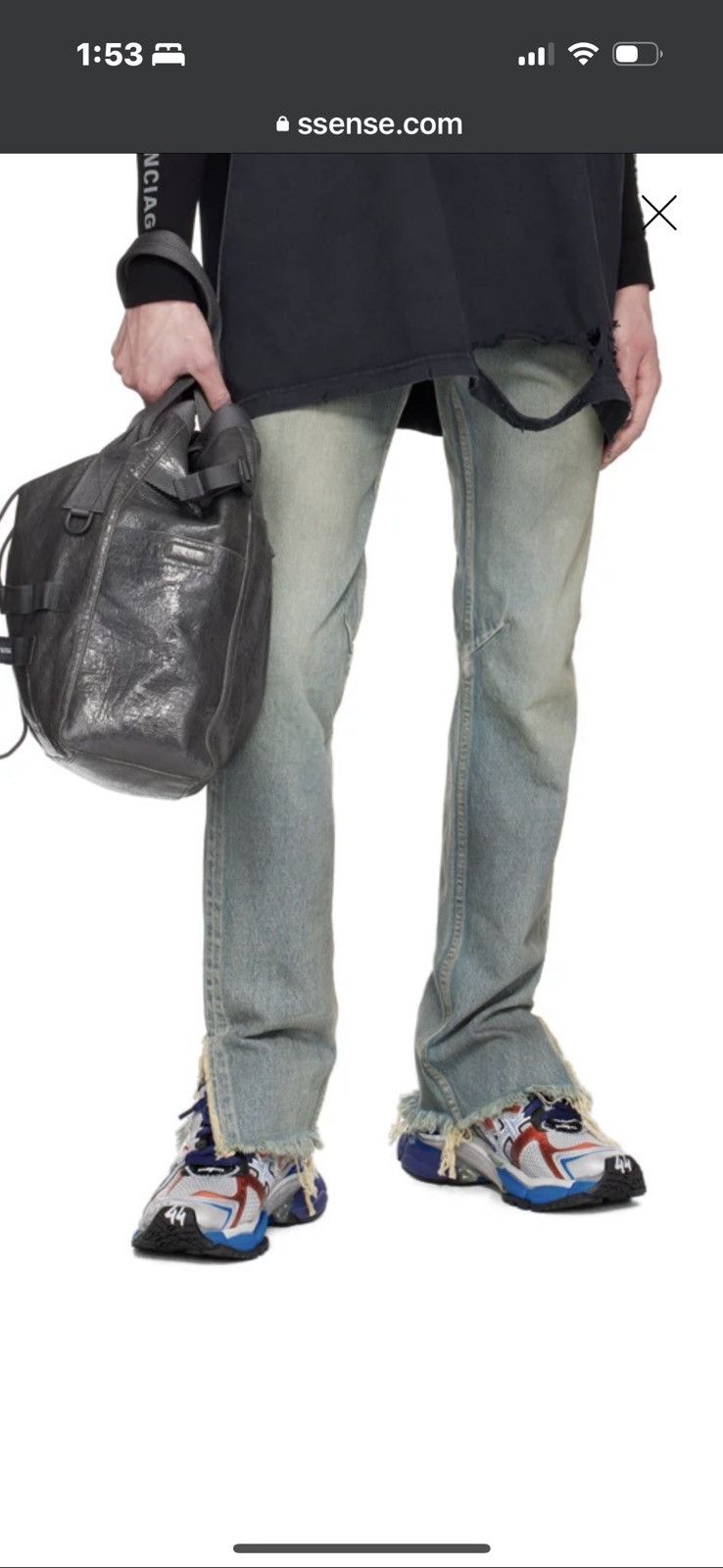 Balenciaga Balenciaga Denim Jeans Size US 32 / EU 48 - 13 Thumbnail