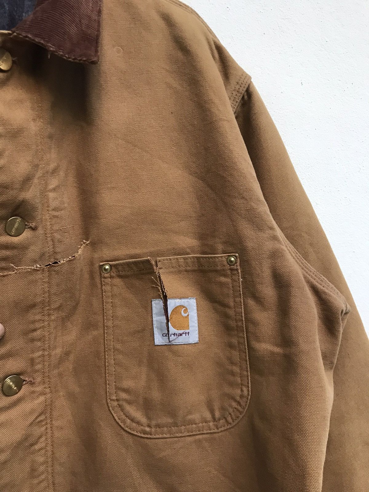 Carhartt Vintage Carhartt Chore Jacket Workers Size US L / EU 52-54 / 3 - 9 Thumbnail