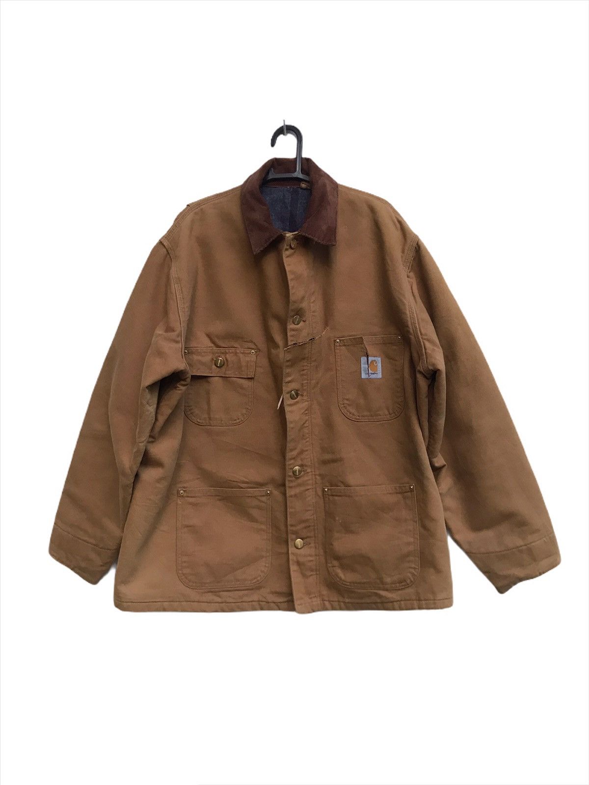 Carhartt Vintage Carhartt Chore Jacket Workers Size US L / EU 52-54 / 3 - 2 Thumbnail