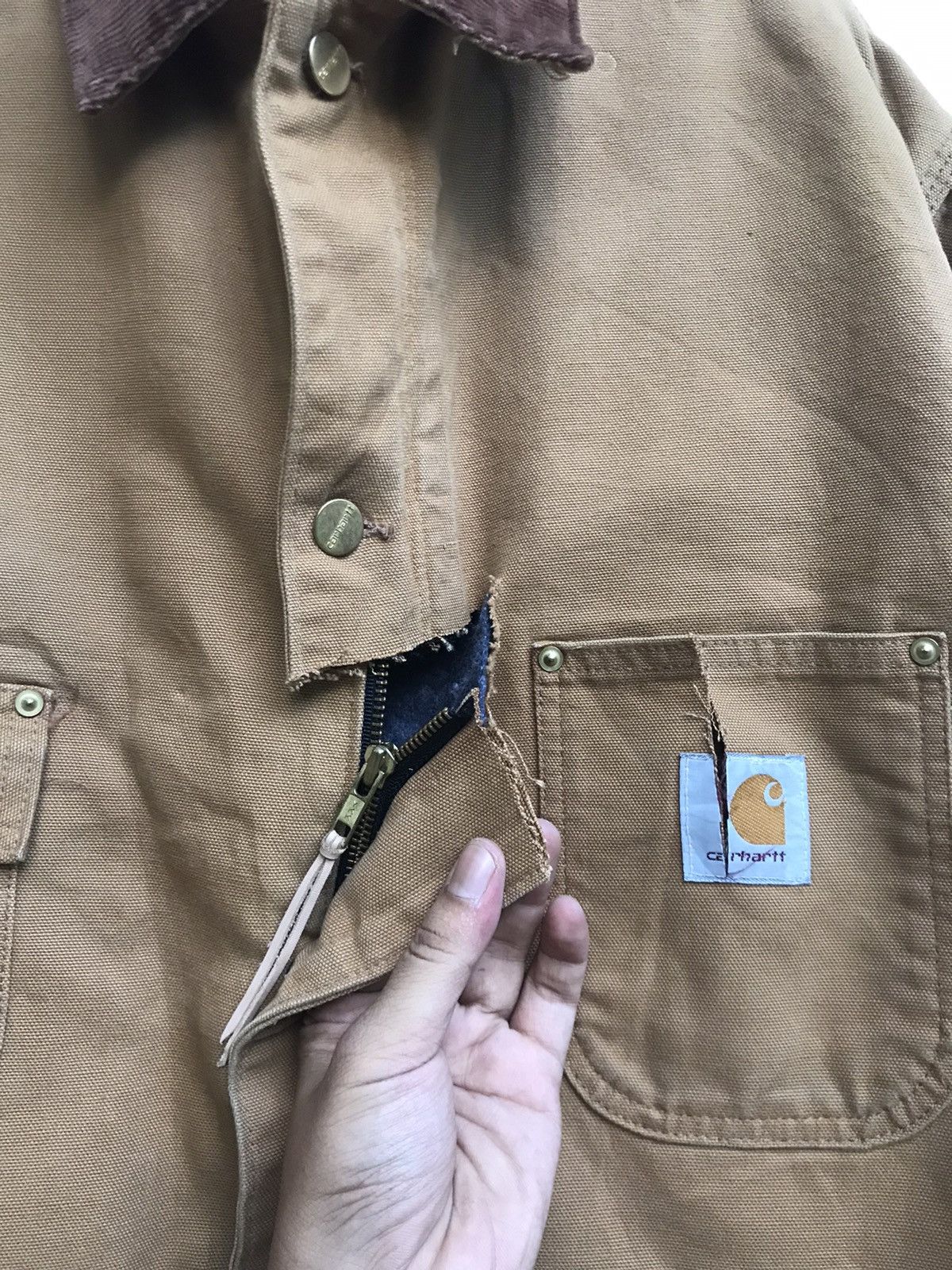 Carhartt Vintage Carhartt Chore Jacket Workers Size US L / EU 52-54 / 3 - 10 Thumbnail