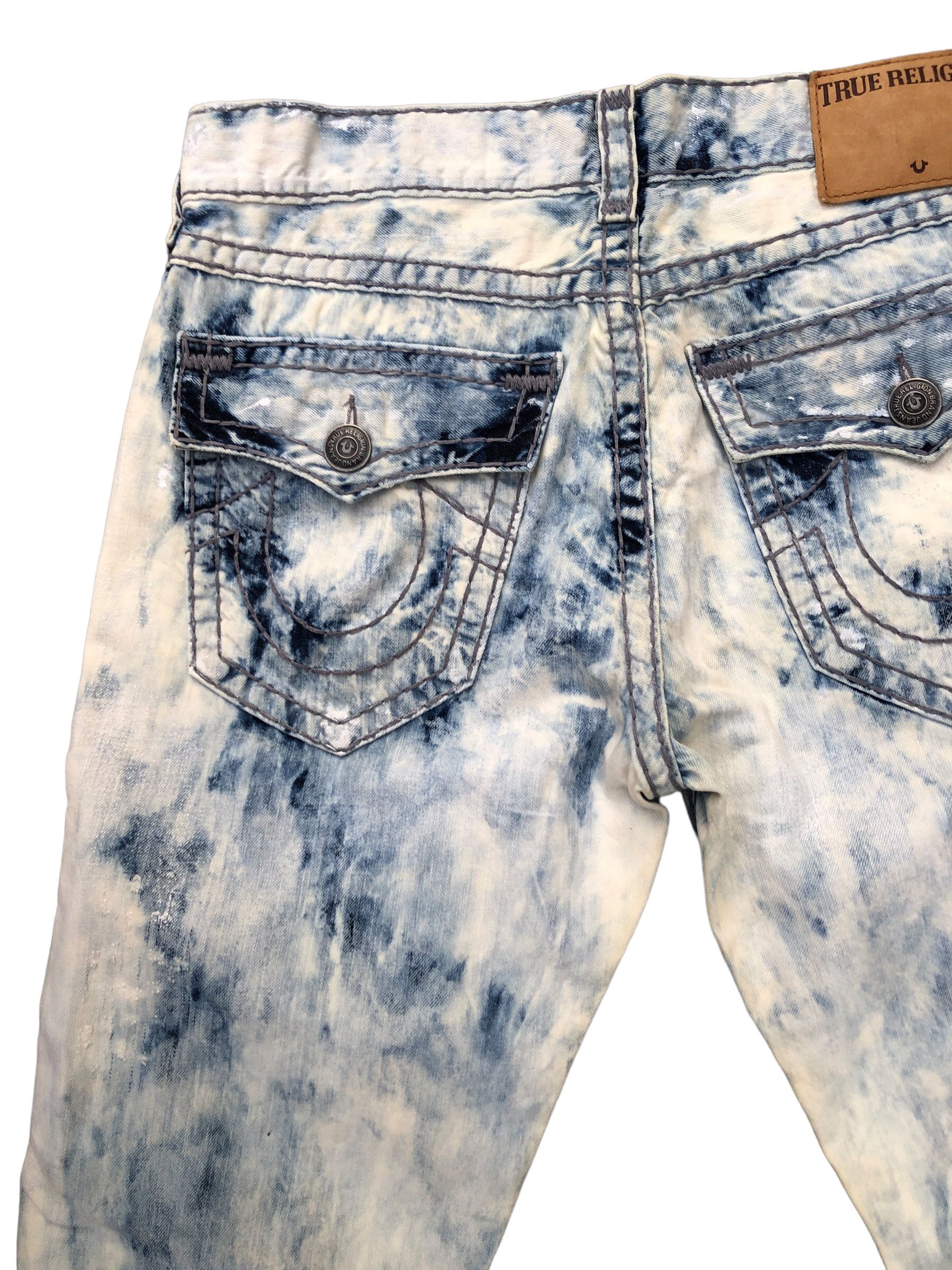 True Religion × Vintage Vintage True Religion Jeans Size 34 RICKY SUPER T Blue Size US 34 / EU 50 - 5 Thumbnail