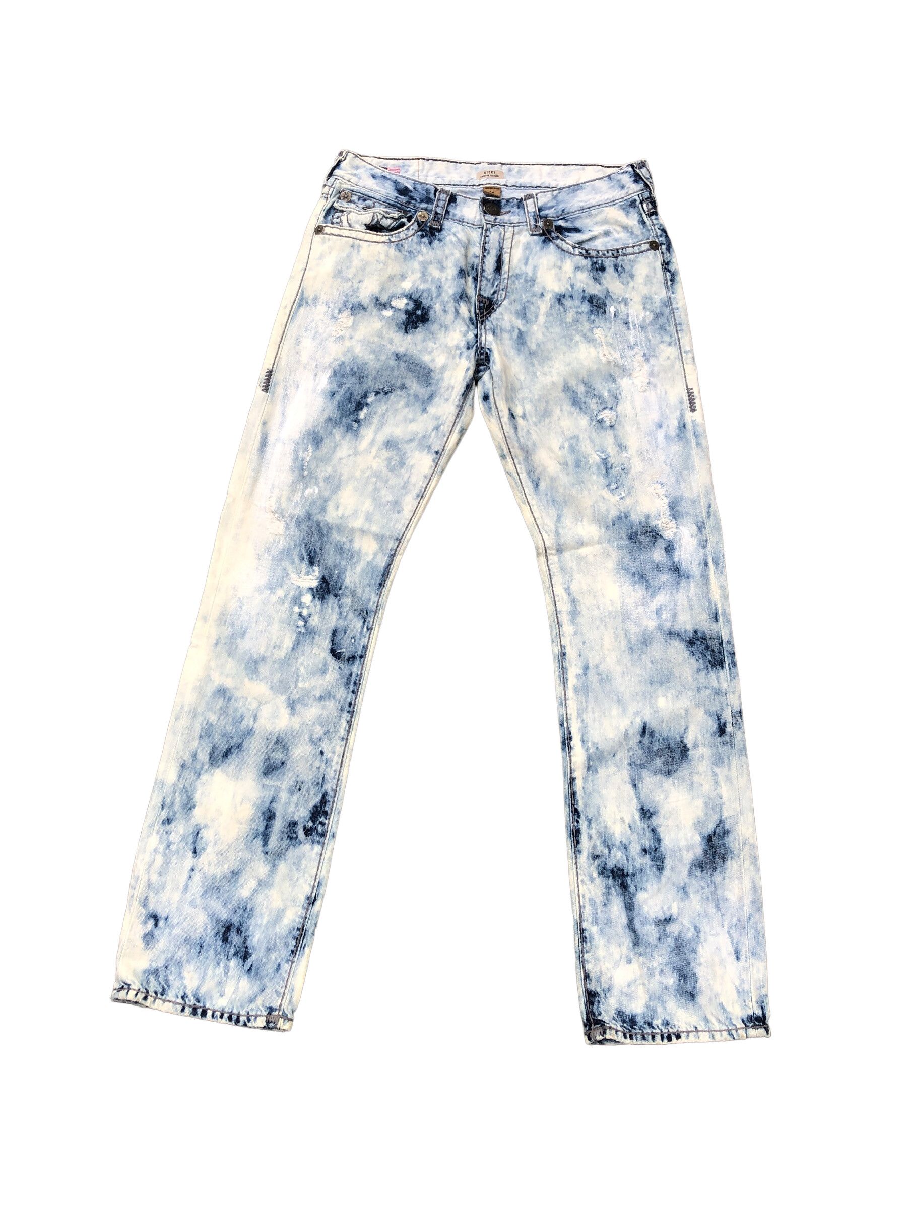 True Religion × Vintage Vintage True Religion Jeans Size 34 RICKY SUPER T Blue Size US 34 / EU 50 - 6 Thumbnail