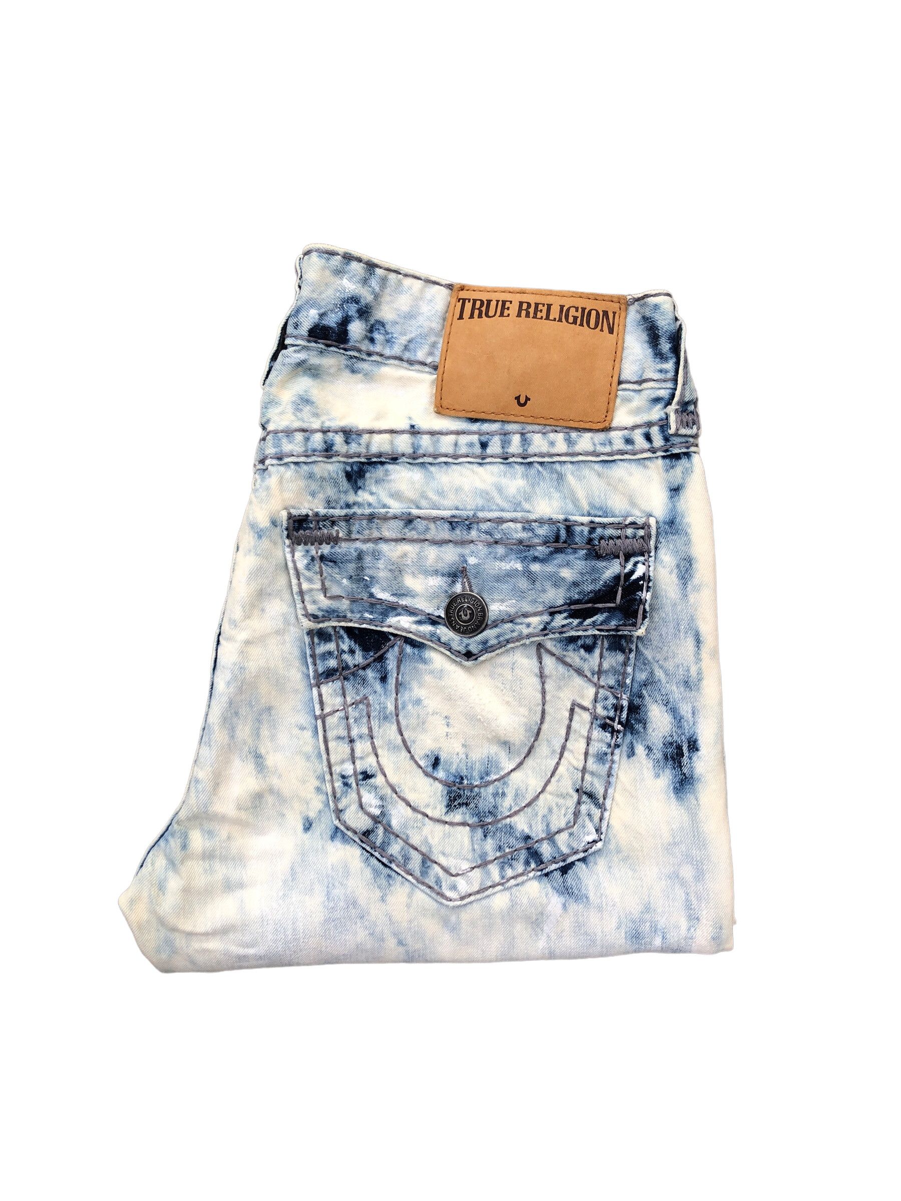 True Religion × Vintage Vintage True Religion Jeans Size 34 RICKY SUPER T Blue Size US 34 / EU 50 - 3 Thumbnail