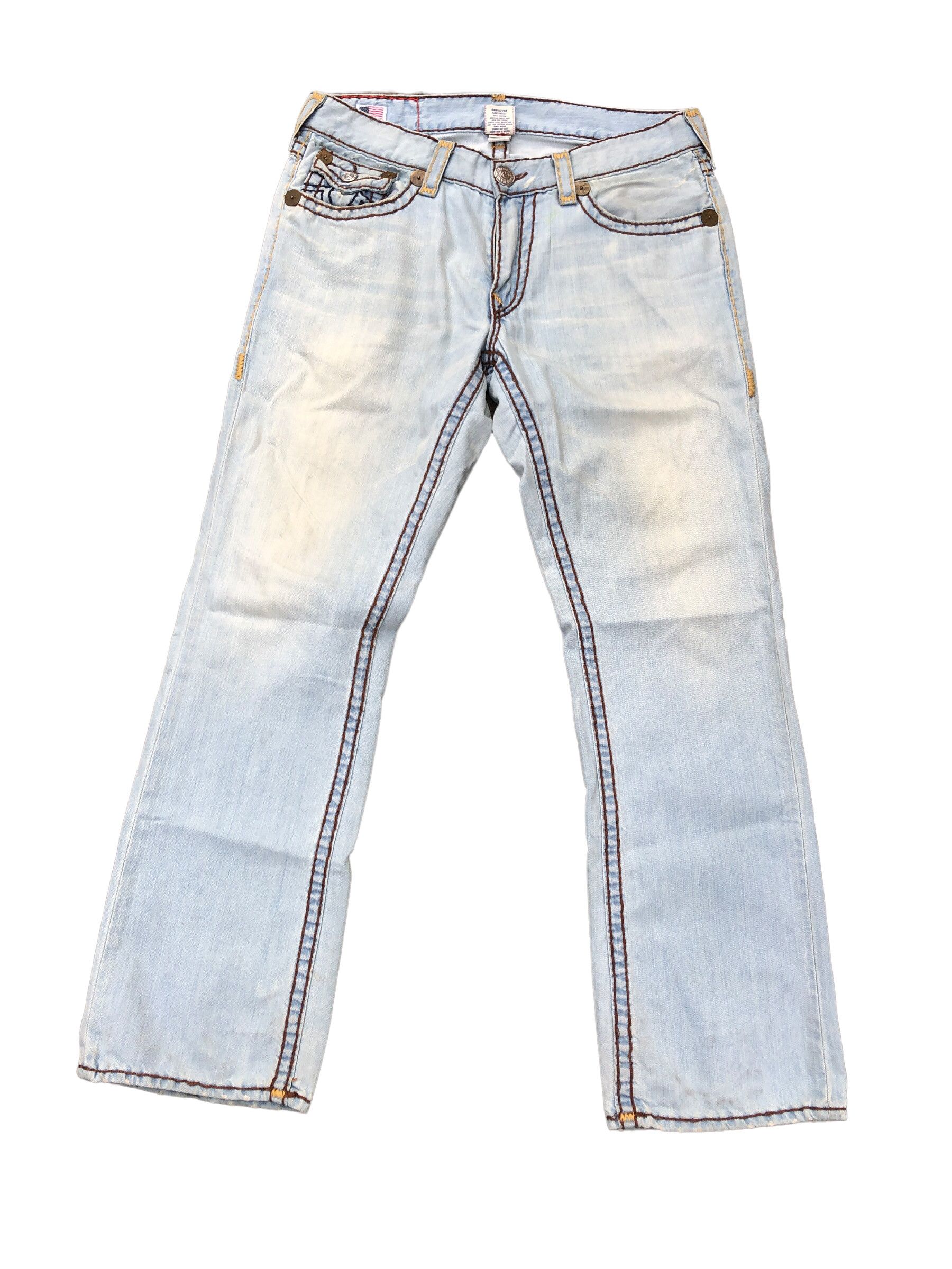 True Religion × Vintage Vintage True Religion Jeans Size 36 RICKY SUPER T Blue Size US 36 / EU 52 - 8 Thumbnail