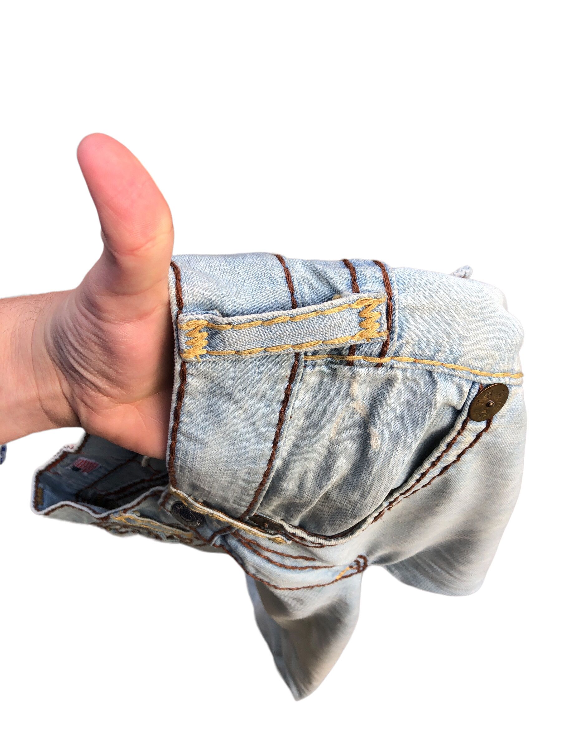 True Religion × Vintage Vintage True Religion Jeans Size 36 RICKY SUPER T Blue Size US 36 / EU 52 - 12 Thumbnail