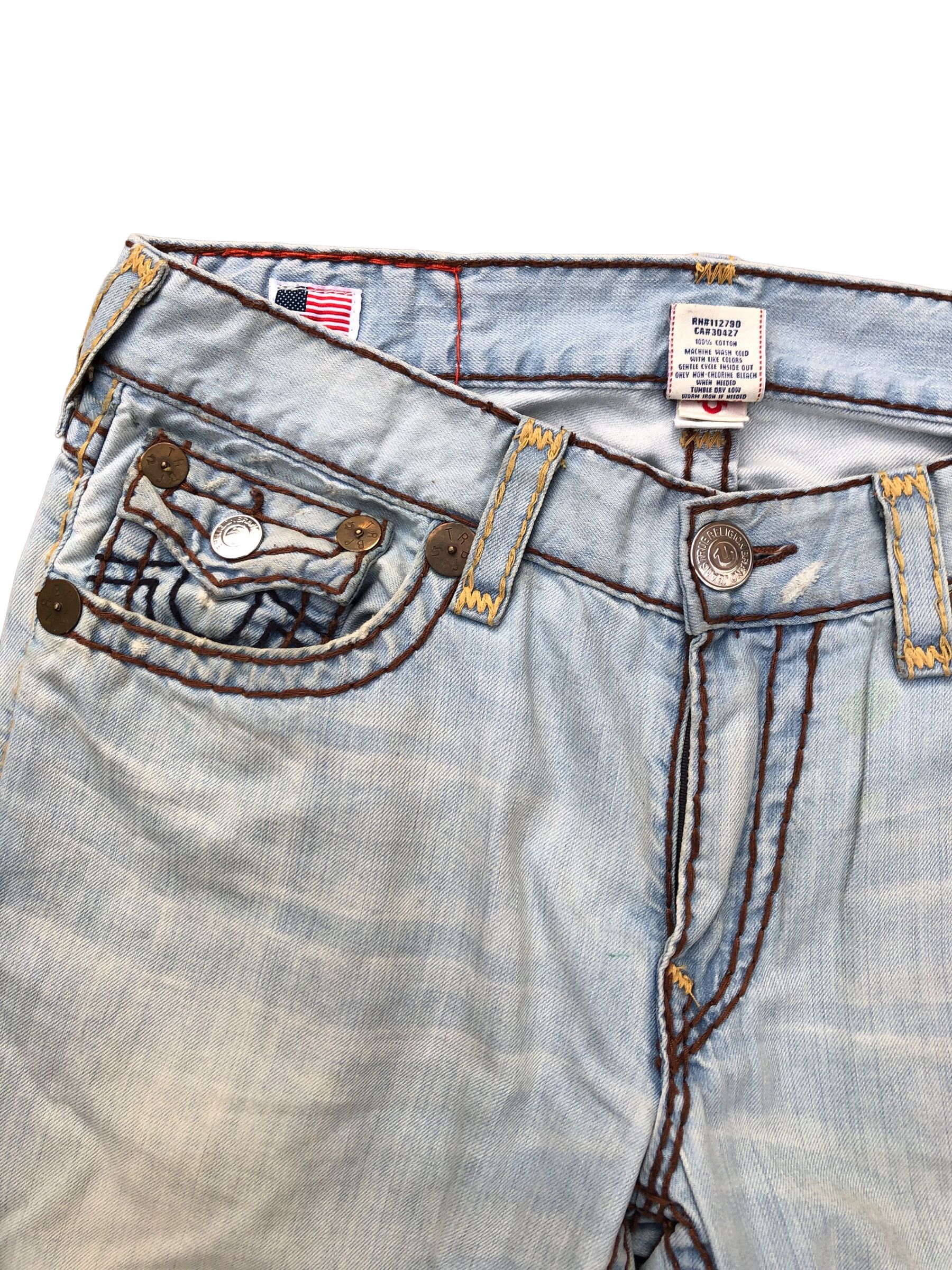 True Religion × Vintage Vintage True Religion Jeans Size 36 RICKY SUPER T Blue Size US 36 / EU 52 - 6 Thumbnail