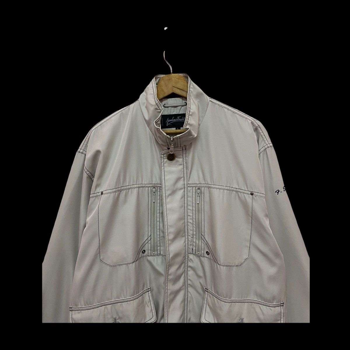 Jean Charles De Castelbajac GRAIL🔥JEAN LOUIS FRADET UOMO DIMODA RARE CHORE JACKET Size US L / EU 52-54 / 3 - 6 Thumbnail