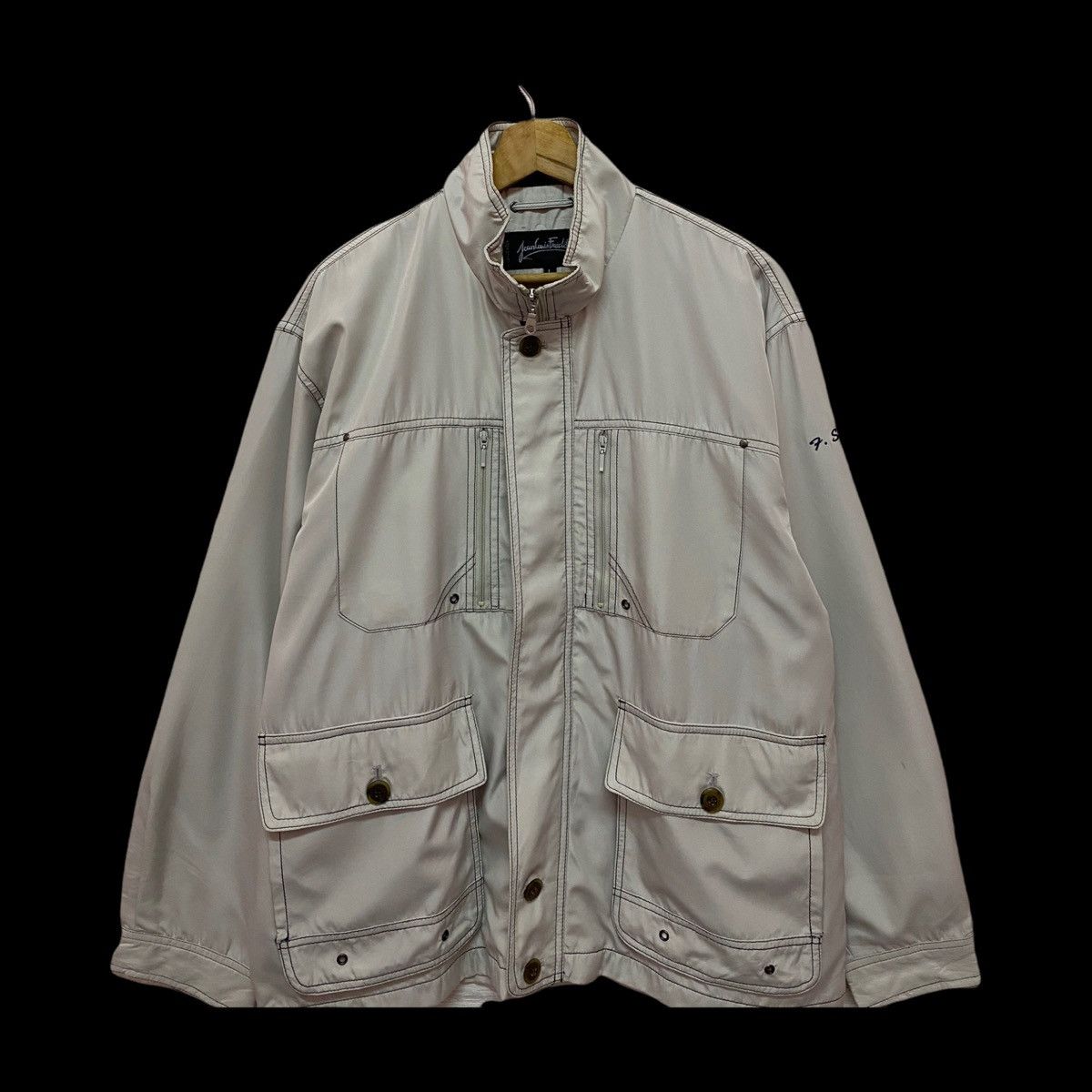 Jean Charles De Castelbajac GRAIL🔥JEAN LOUIS FRADET UOMO DIMODA RARE CHORE JACKET Size US L / EU 52-54 / 3 - 5 Thumbnail