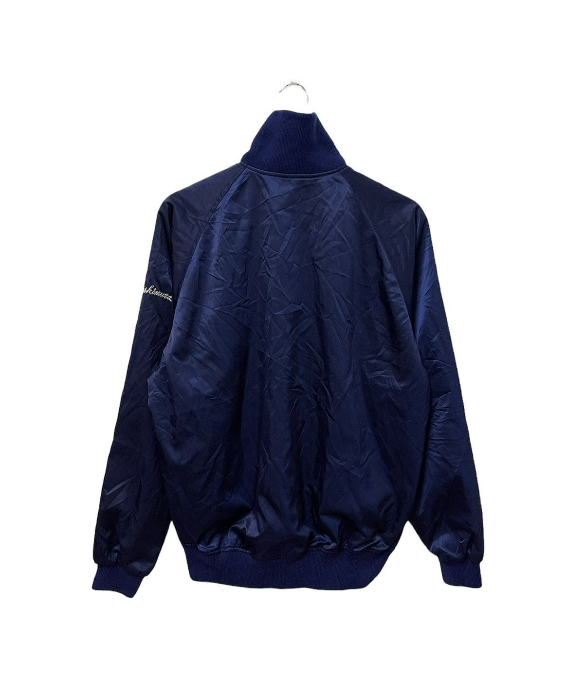 Descente × Japanese Brand × Vintage Vintage Descente Baseball Club Ohshima Satin Buttoned Jacket Size US L / EU 52-54 / 3 - 7 Thumbnail