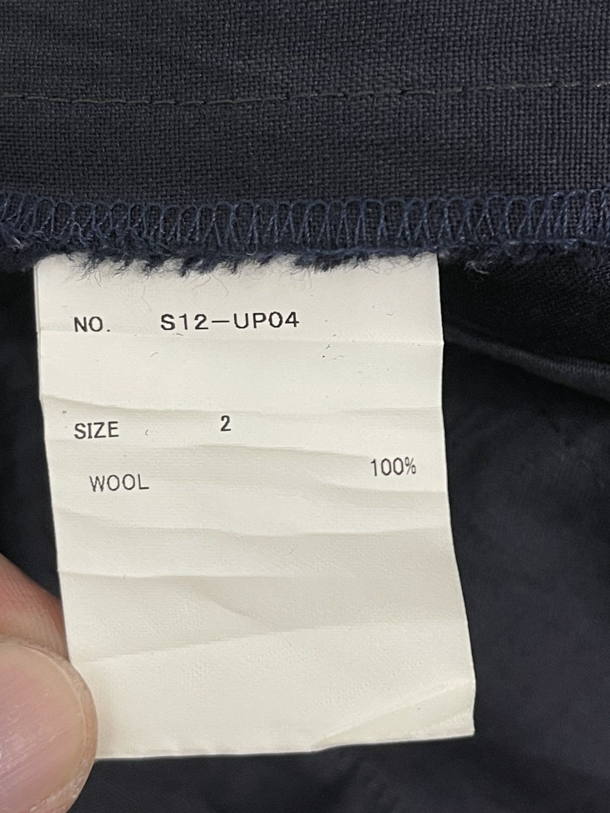Japanese Brand Made in Japan URU Tokyo Fly Pockets Wool Thin Trouser 7🟦 Size US 30 / EU 46 - 13 Thumbnail