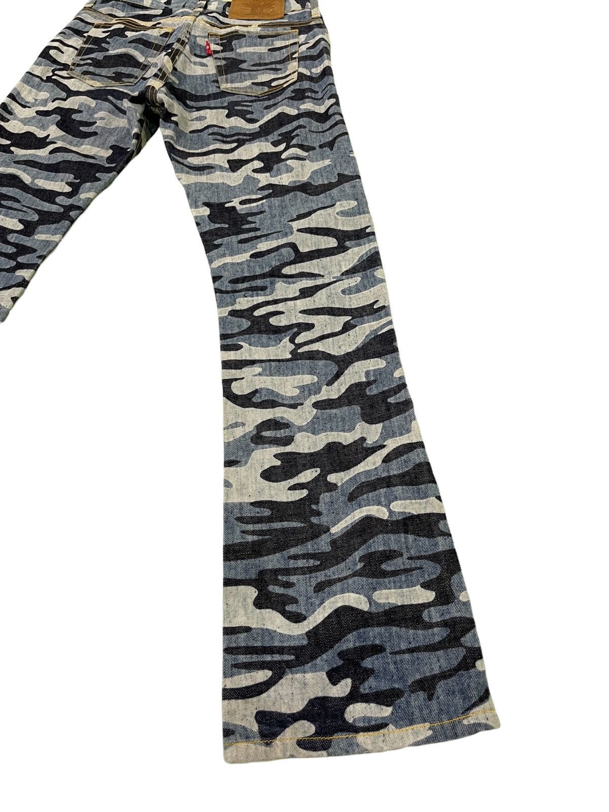 Hysteric Glamour Ozone Community 90s Camo Denim Slight Flare 7🟦 Size US 27 - 9 Thumbnail