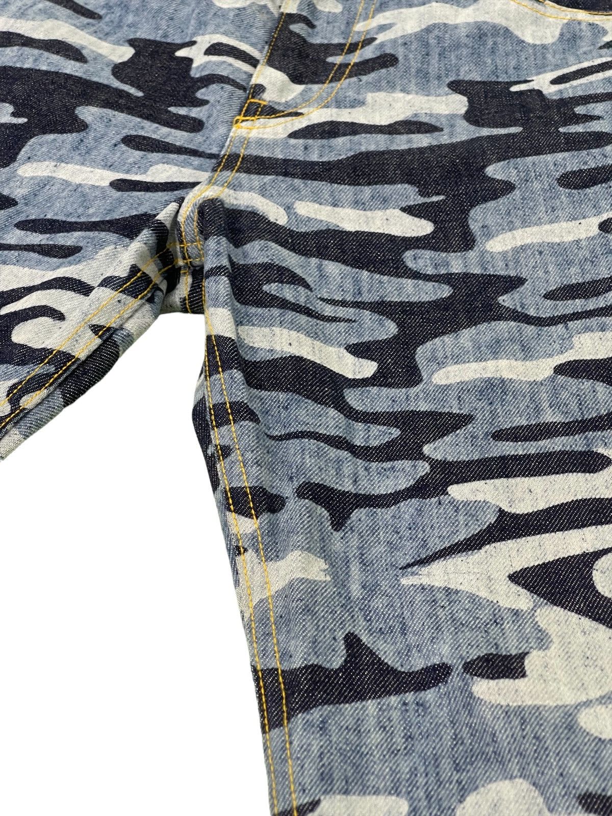 Hysteric Glamour Ozone Community 90s Camo Denim Slight Flare 7🟦 Size US 27 - 6 Thumbnail