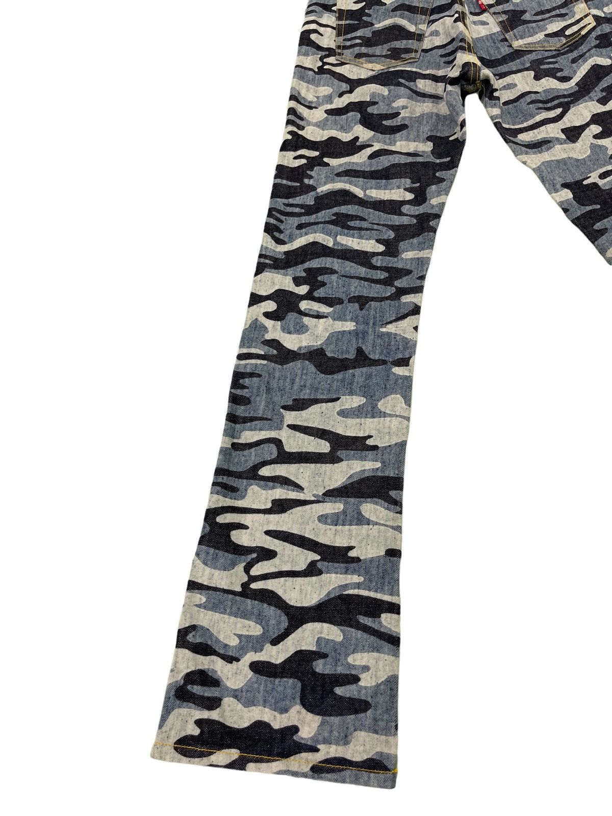 Hysteric Glamour Ozone Community 90s Camo Denim Slight Flare 7🟦 Size US 27 - 8 Thumbnail