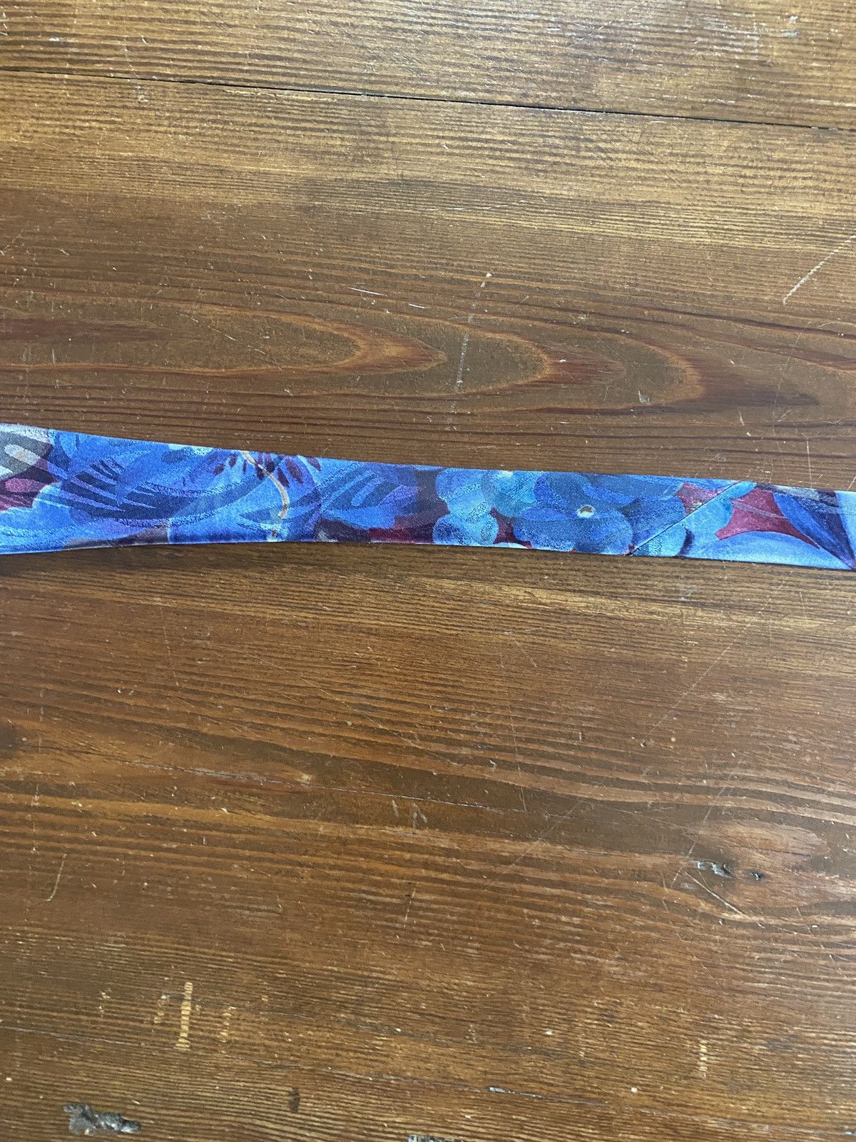 Vintage Vintage 70’s David Crystal Abstract Flowers Polyester Tie Size ONE SIZE - 3 Thumbnail