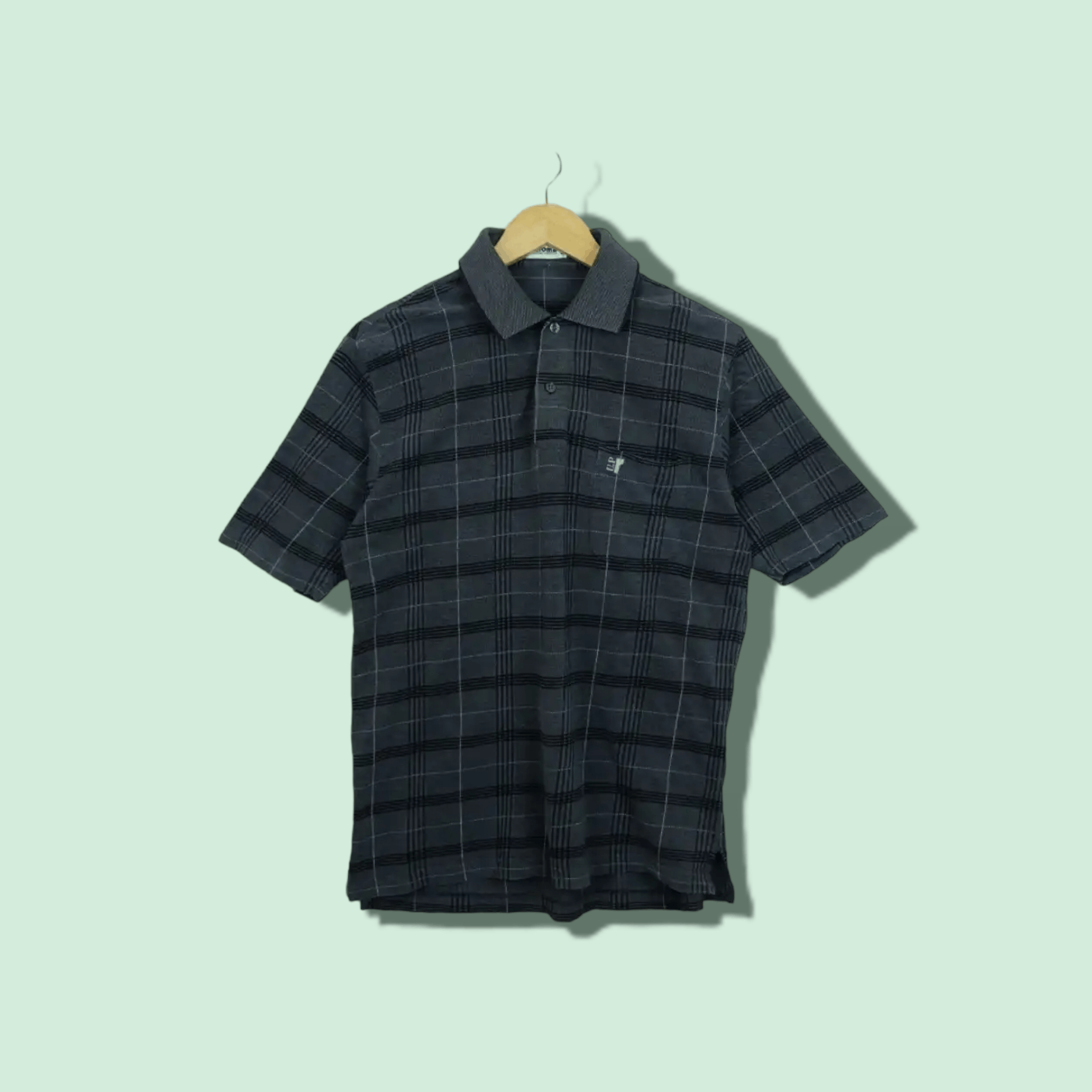 Renoma Vintage 2000's UP RENOMA Check Polo Shirt Size US M / EU 48-50 / 2 - 1 Thumbnail