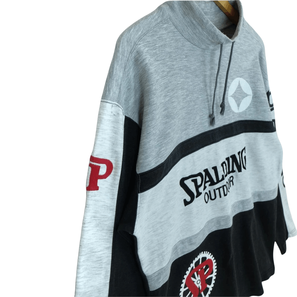Spalding Vintage 90's SPALDING Outdoor Big Spell Out Logo Sweatshirt Size US L / EU 52-54 / 3 - 3 Thumbnail