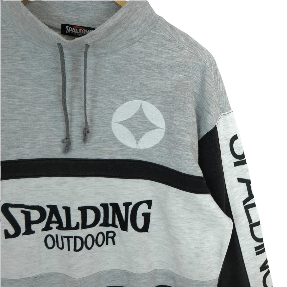 Spalding Vintage 90's SPALDING Outdoor Big Spell Out Logo Sweatshirt Size US L / EU 52-54 / 3 - 4 Thumbnail