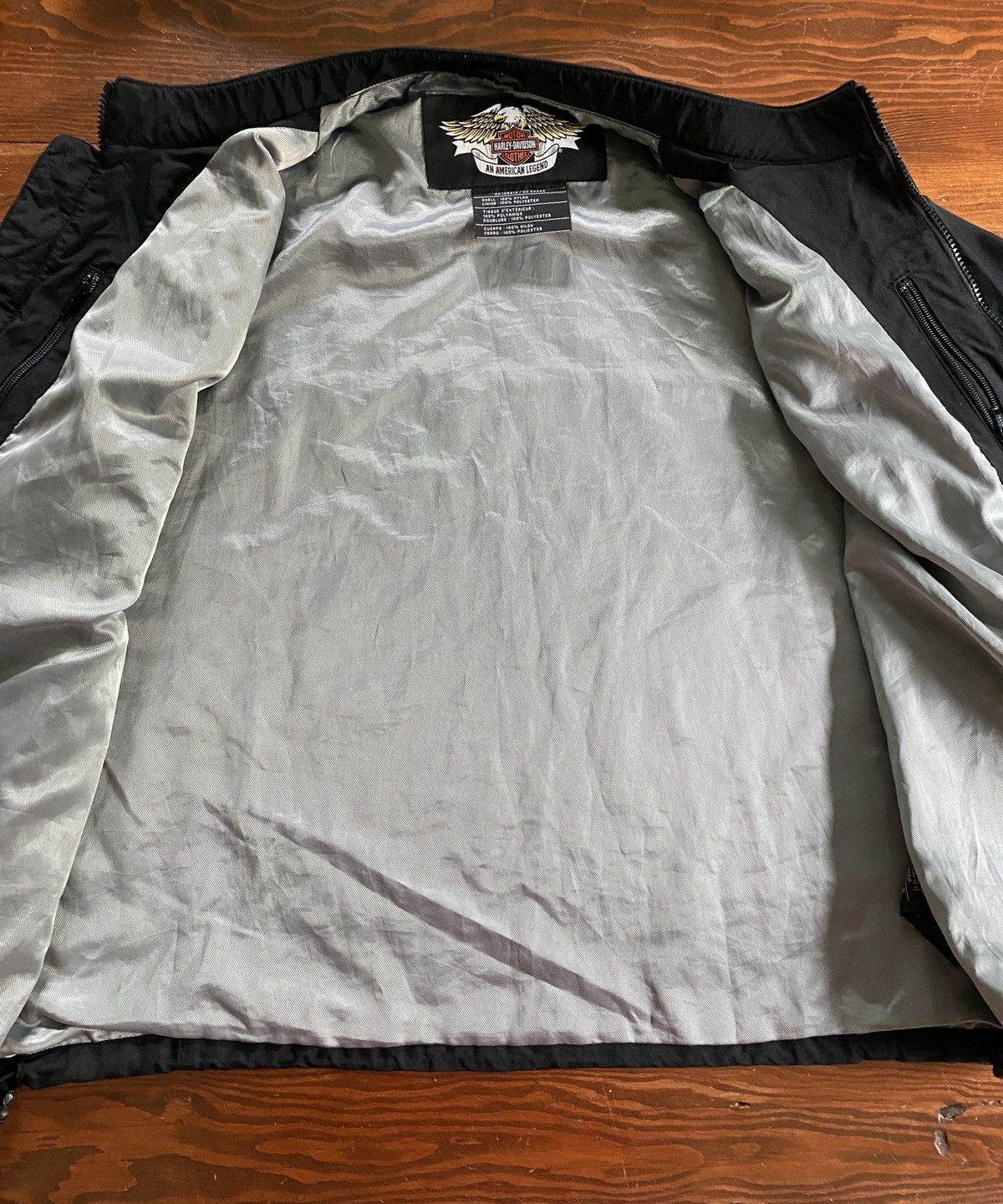 Harley Davidson 2005 Y2K Harley Davidson Full Zip Lightweight Biking Jacket Size US XXL / EU 58 / 5 - 9 Thumbnail