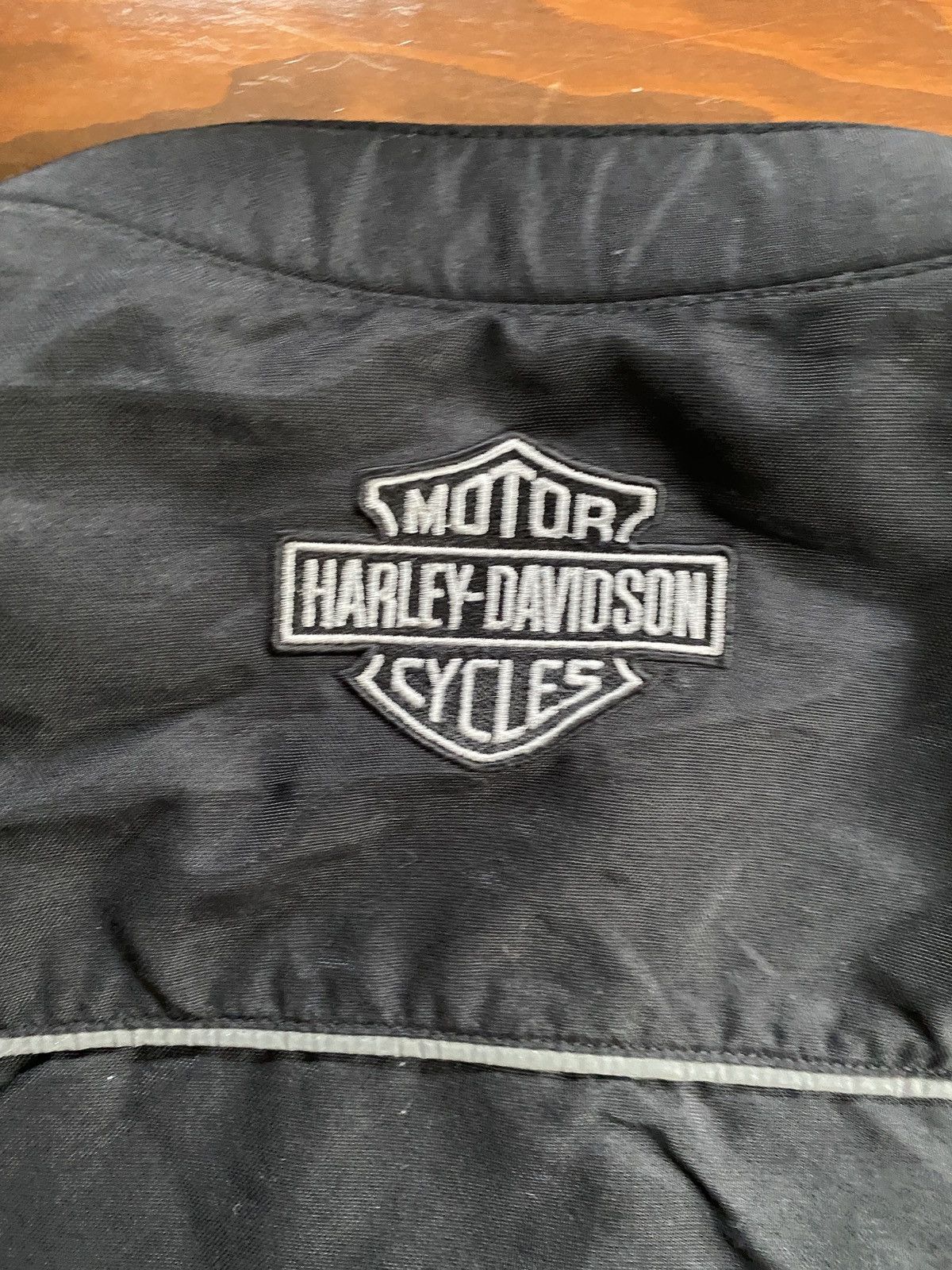 Harley Davidson 2005 Y2K Harley Davidson Full Zip Lightweight Biking Jacket Size US XXL / EU 58 / 5 - 21 Thumbnail